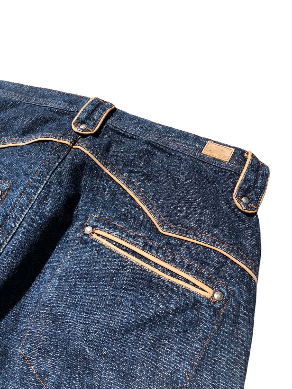 If Six Was Nine × Le Grande Bleu (L.G.B.) × Nicole Club Nicole club for men flare denim pants Size US 32 / EU 48 - 9 Thumbnail