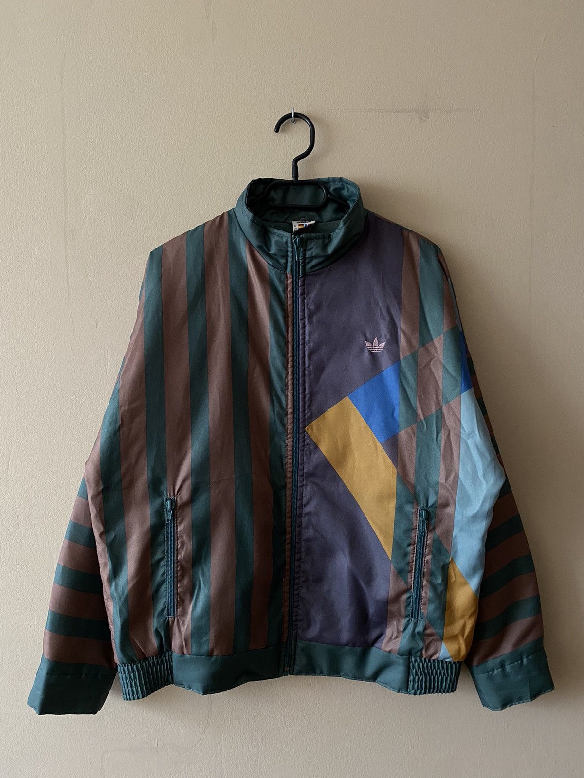 image of 80's Adidas Jacket West Germany, Men's (Size Small)