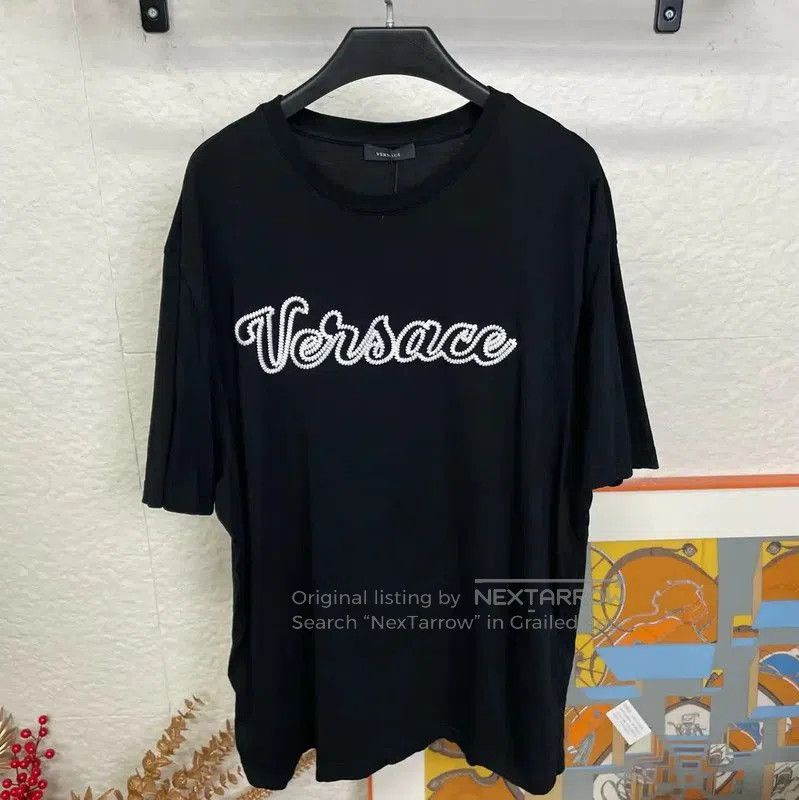 Versace Versace Black XXXL Men's T-Shirt . Size US XXL / EU 58 / 5 - 1 Thumbnail