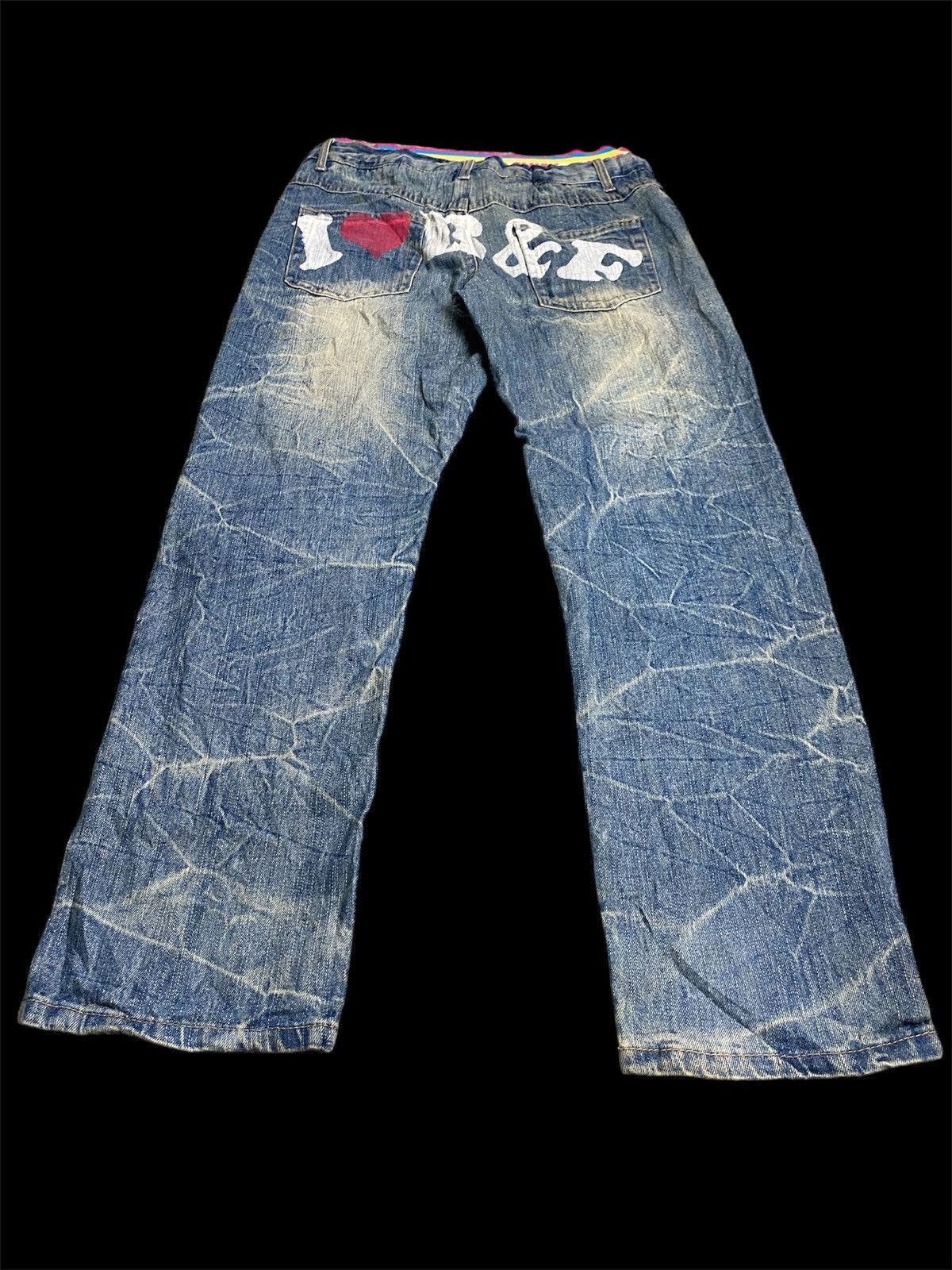 Hysteric Glamour × If Six Was Nine JAPANESE BRAND DISTRESED COPPER SMITH DOUBLE WAIST JEANS Size US 34 / EU 50 - 5 Thumbnail