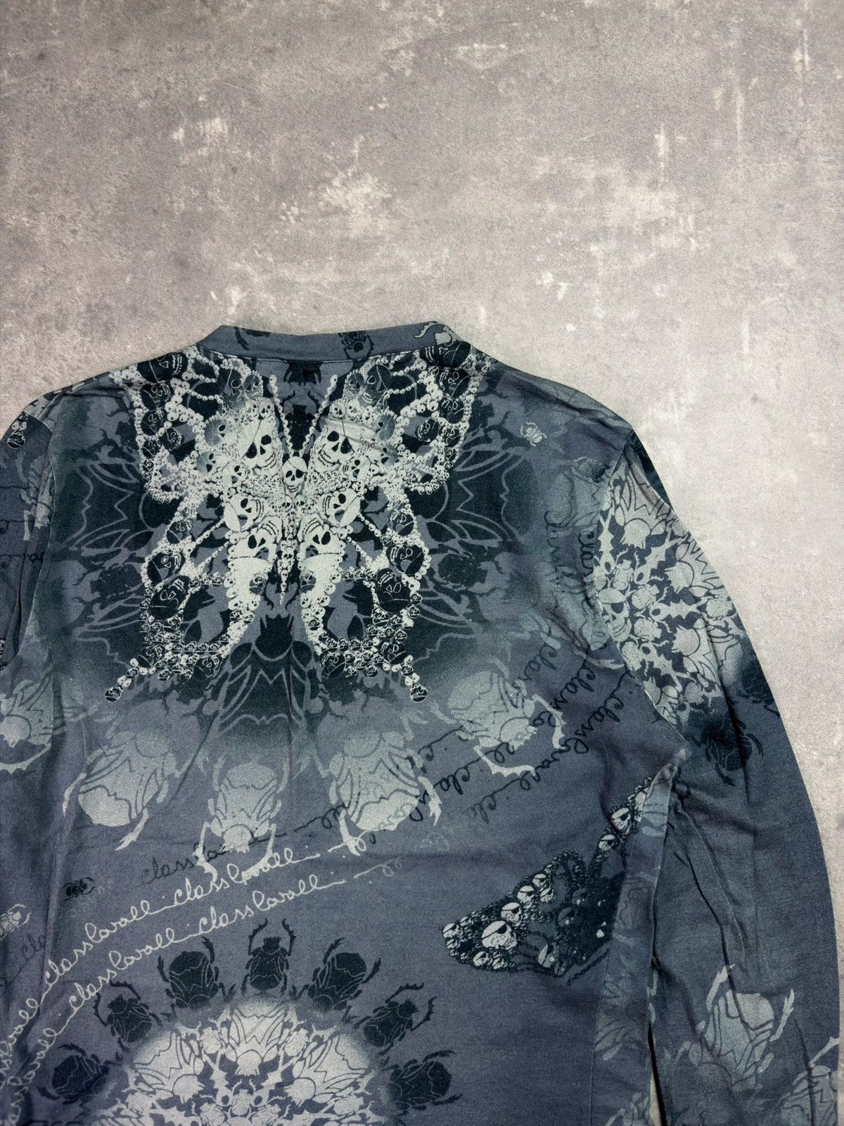 Roberto Cavalli 00s Class Roberto Cavalli Skulls Insects AOP Longsleeve S M Size US M / EU 48-50 / 2 - 13 Thumbnail