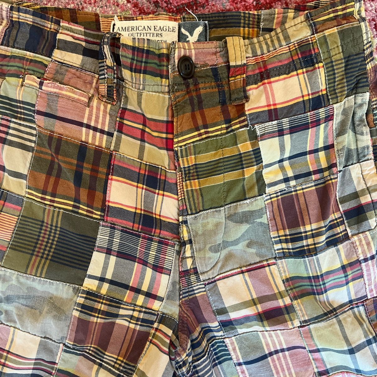 American Eagle Outfitters American Eagle Vintage Distressed Long Cargos Size US 31 - 2 Thumbnail