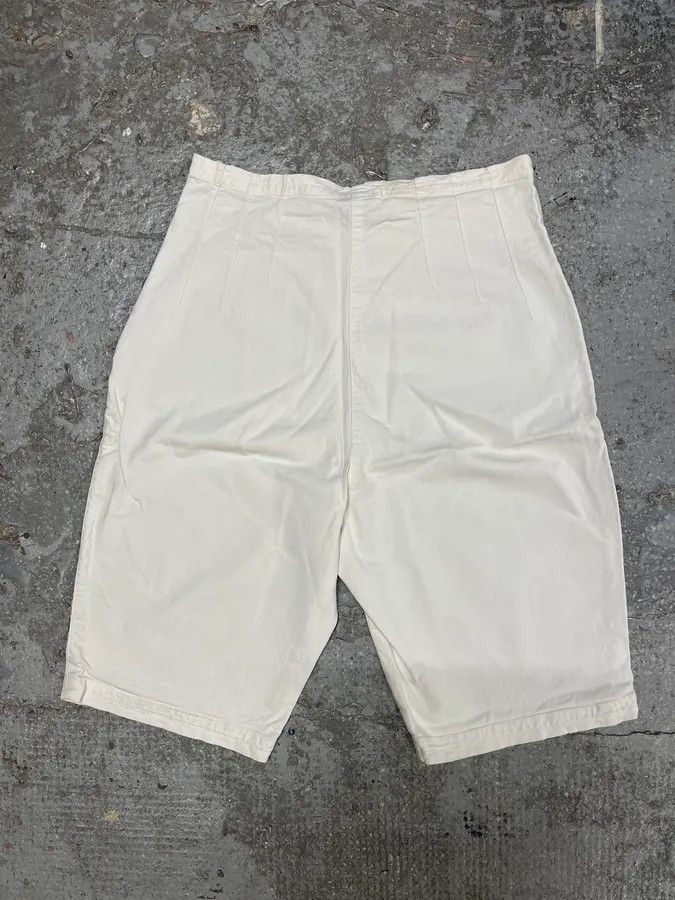 Giorgio Armani × Vintage 1990s Giorgio Armani White Tiger Shorts Size 28" / US 6 / IT 42 - 7 Thumbnail