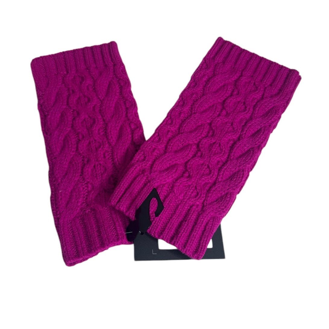 Kate Spade Kate Spade Cable knit Bow Arm Gloves one Size Marker Pink Size ONE SIZE - 2 Thumbnail