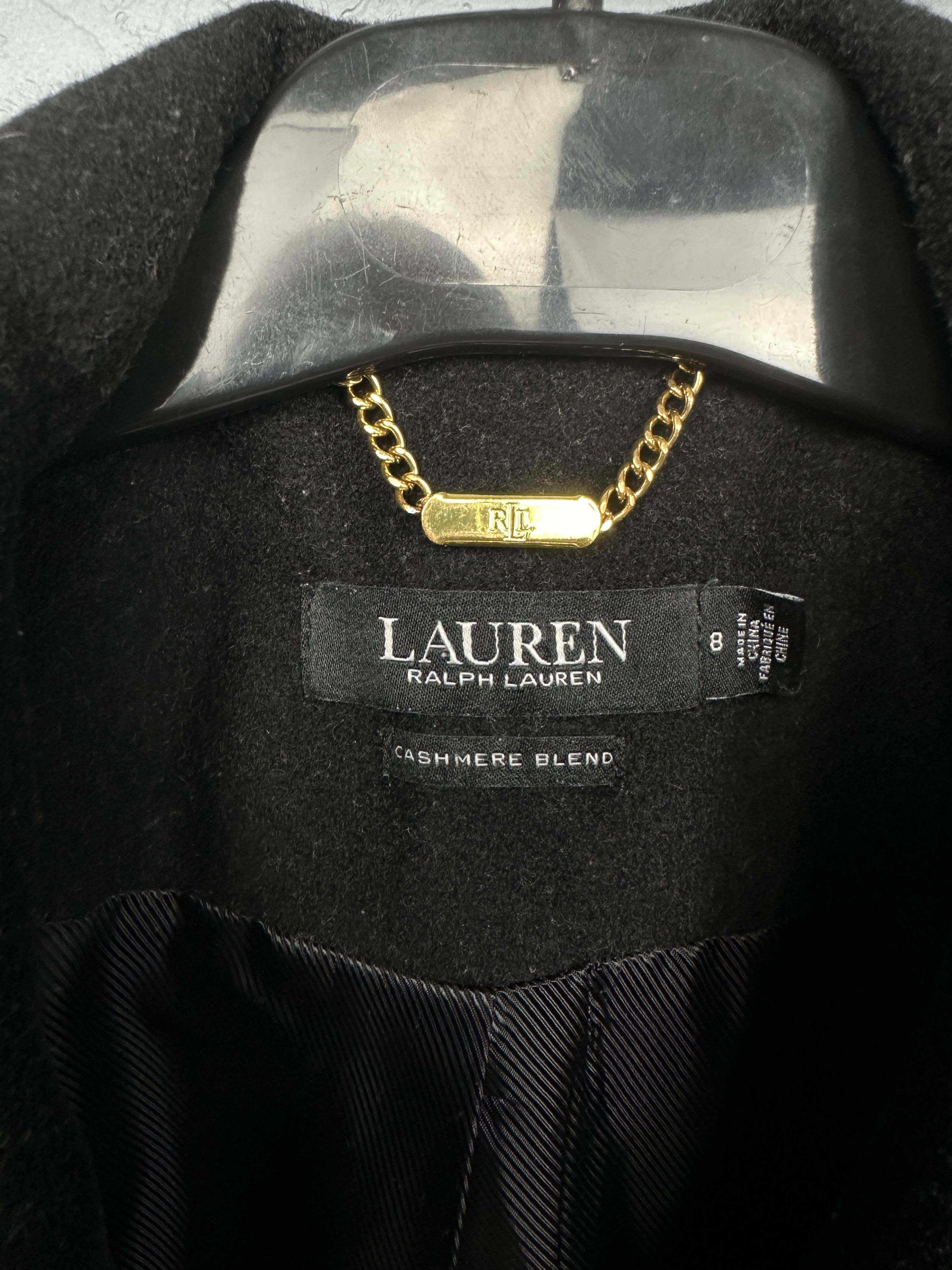 Polo Ralph Lauren Polo Ralp Lauren Black Label Womens Wool Coat Size M / US 6-8 / IT 42-44 - 3 Thumbnail
