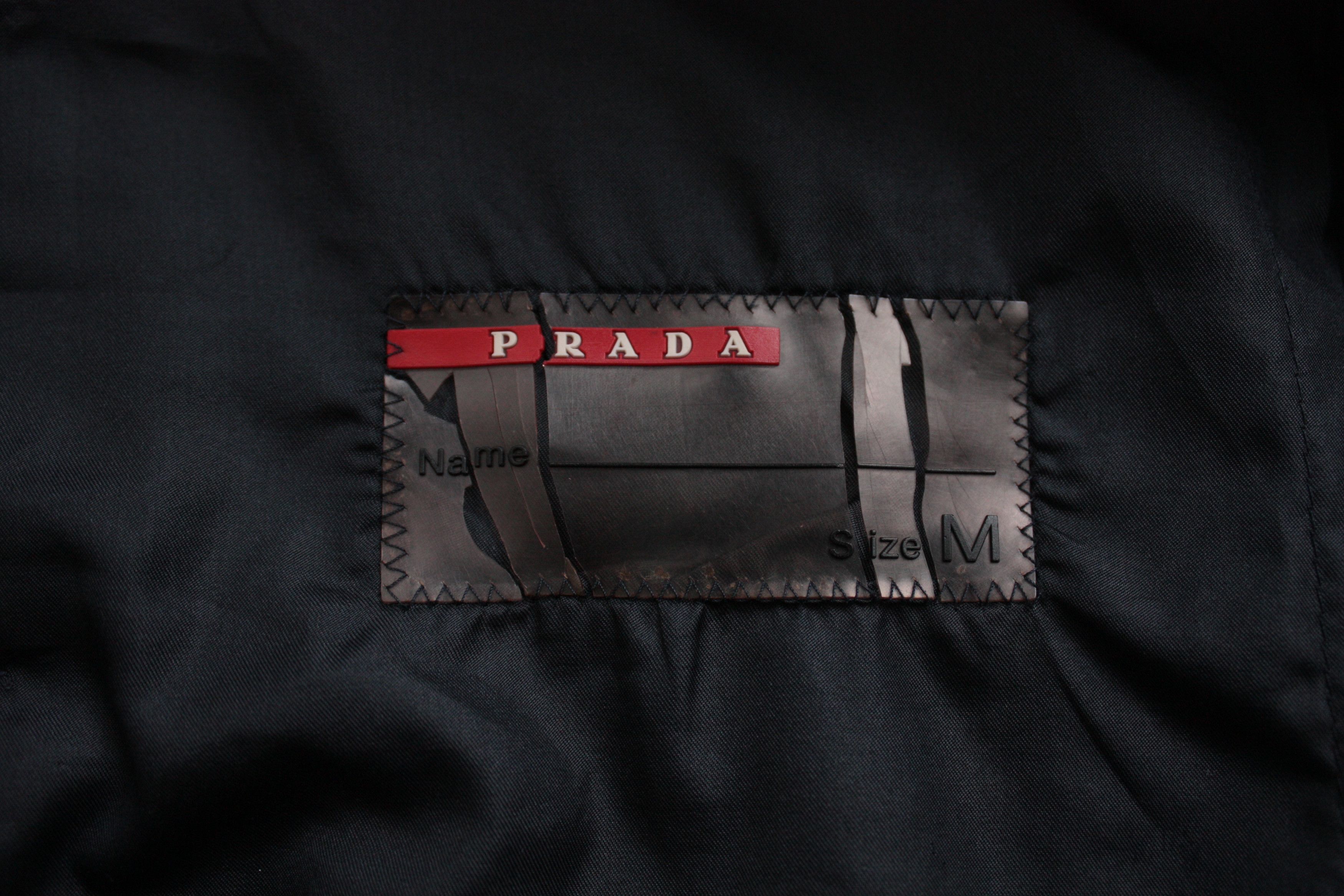 Prada Prada Navy Lightweight Bomber Jacket Men's M Made In Italy Size US M / EU 48-50 / 2 - 5 Thumbnail