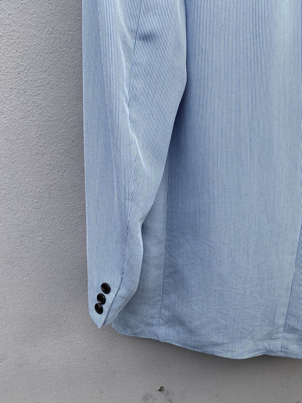 Christian Dior Monsieur Christian DIOR Monsieur Blue Pin Stripes Blazer Size 40L - 10 Thumbnail