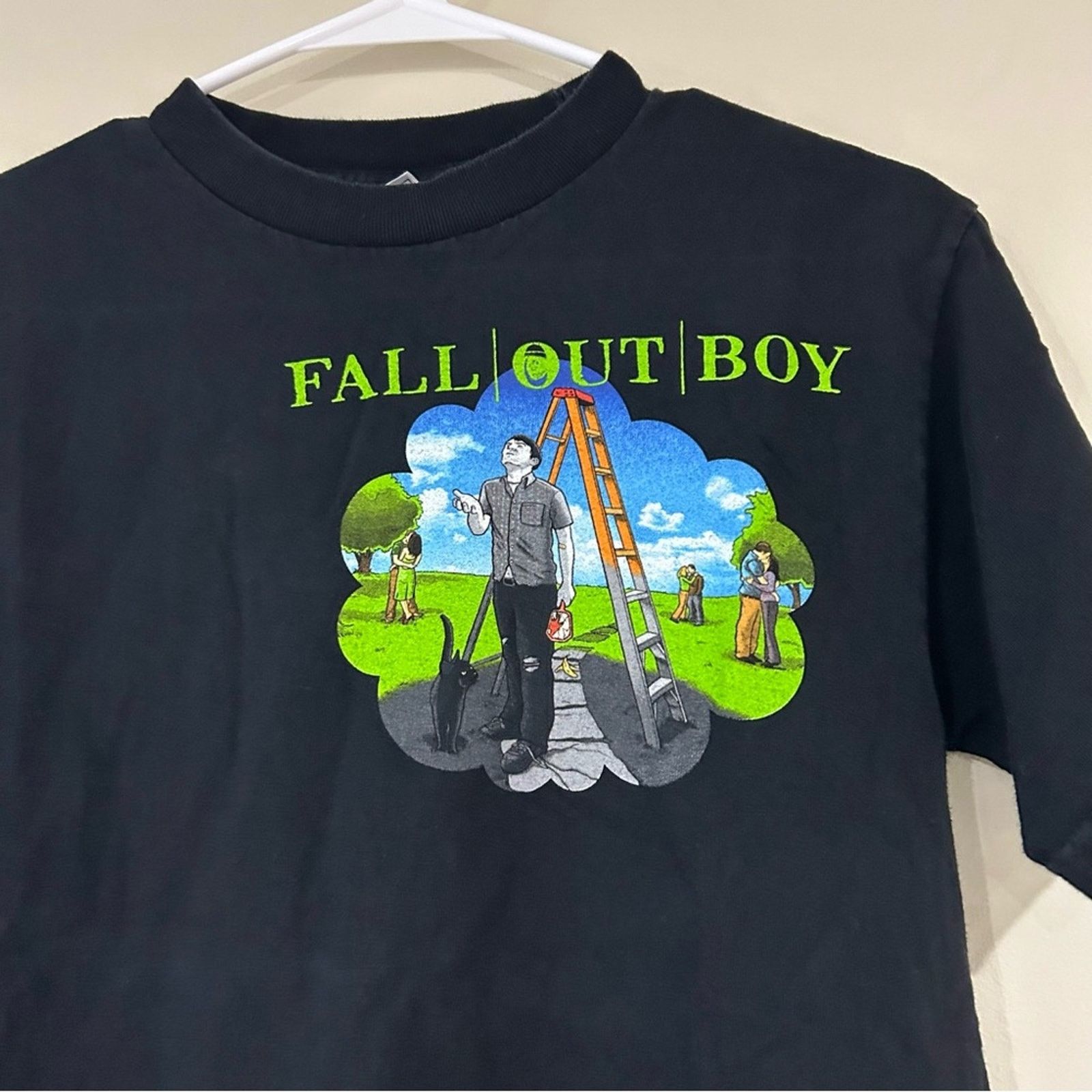 Alstyle Vintage Fall Out Boy Black Clouds & Underdogs Tour Shirt Size US S / EU 44-46 / 1 - 3 Thumbnail