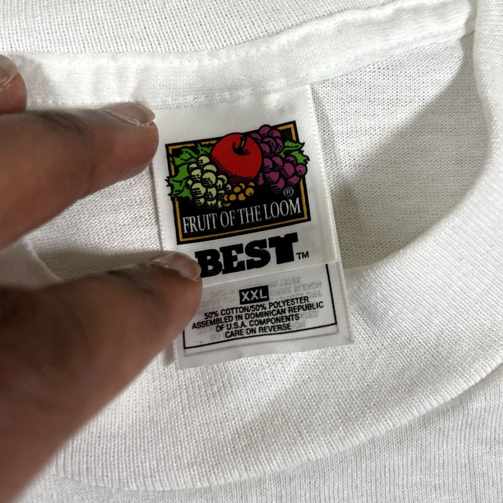Vintage VINTAGE Chicago Windy City Tshirt 2XL White Mens T-Shirt City 90s? Size US XXL / EU 58 / 5 - 3 Thumbnail