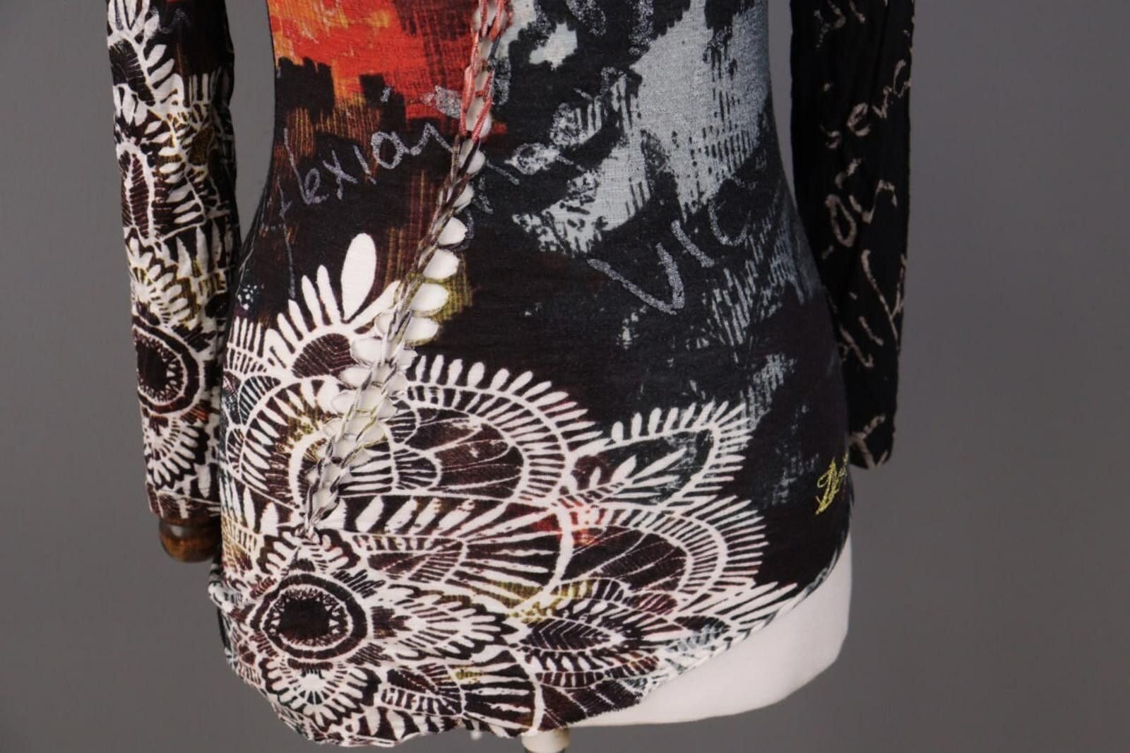Desigual Desigual Colorful Floral Tunic Top Blouse Shirt Size S Size S / US 4 / IT 40 - 2 Thumbnail