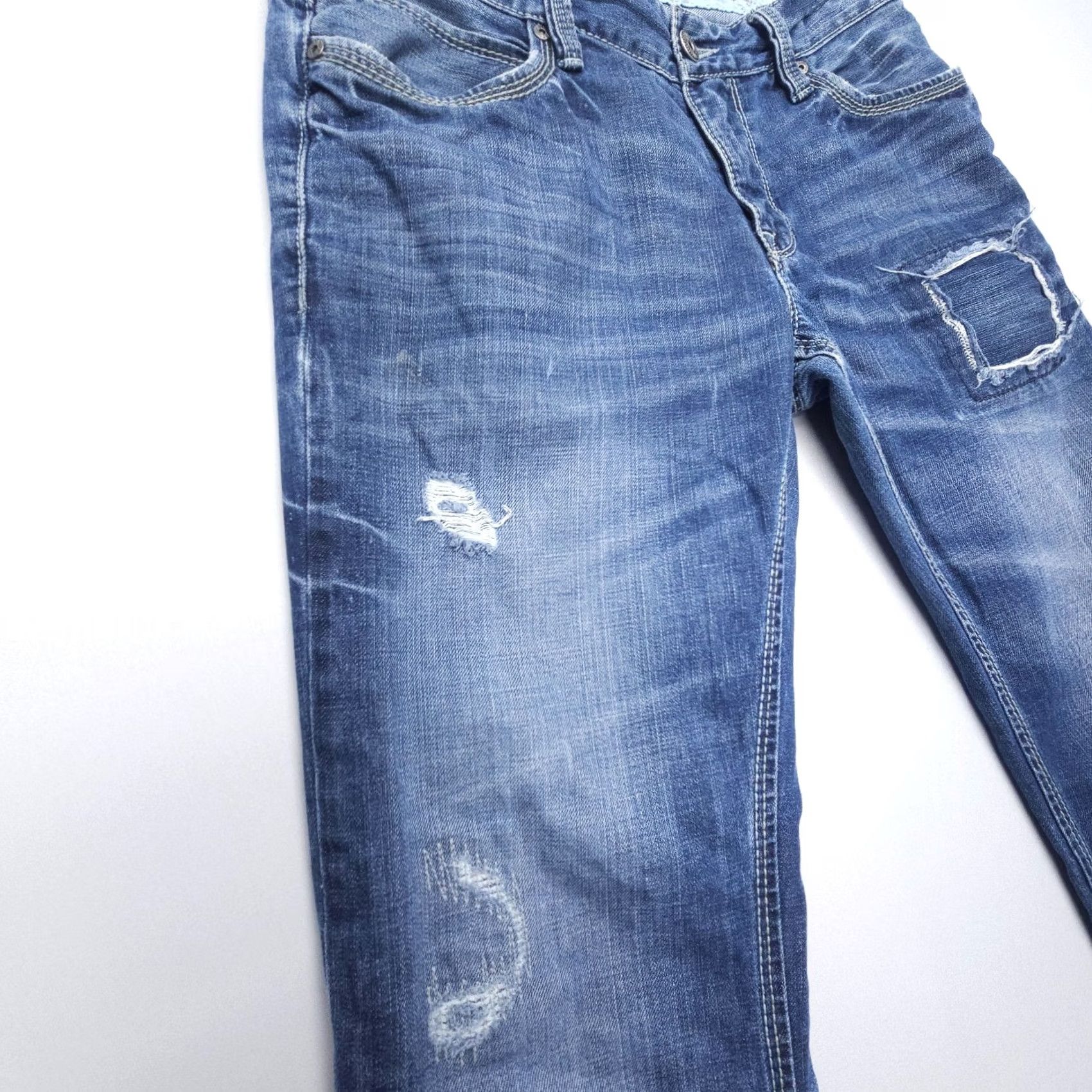 Vintage INC International Concepts Berlin Slim Straight Jeans Mens 32 x 30 Dark Wash Blue Denim 5-Pocket Logo Size US 32 / EU 48 - 5 Thumbnail