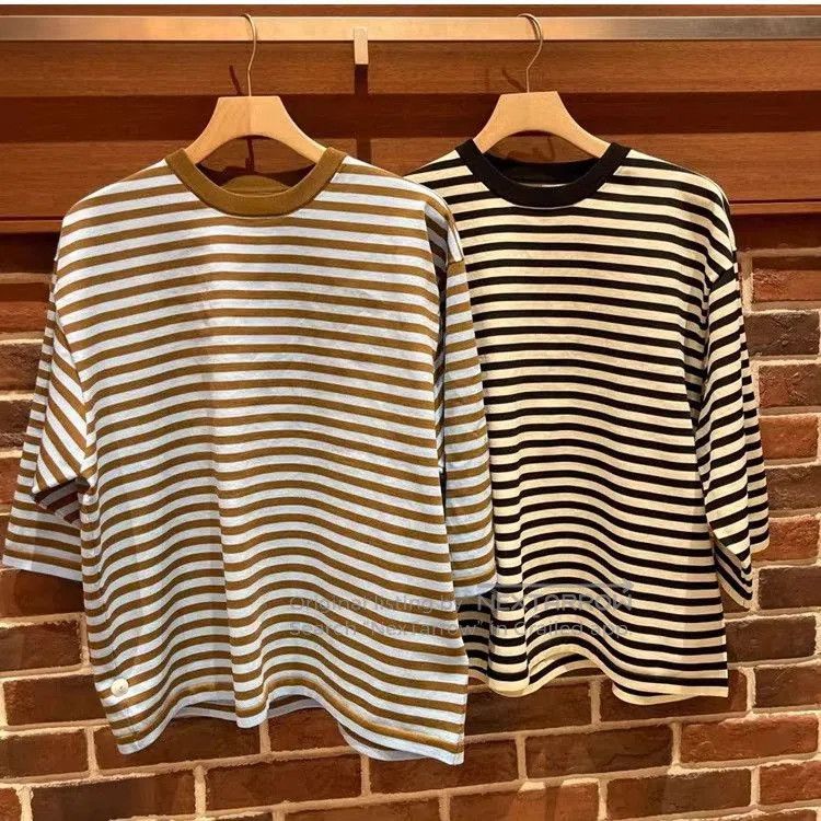 Beams Japan BEAMS 26SS Striped Loose Short Sleeve T. Size US M / EU 48-50 / 2 - 5 Thumbnail