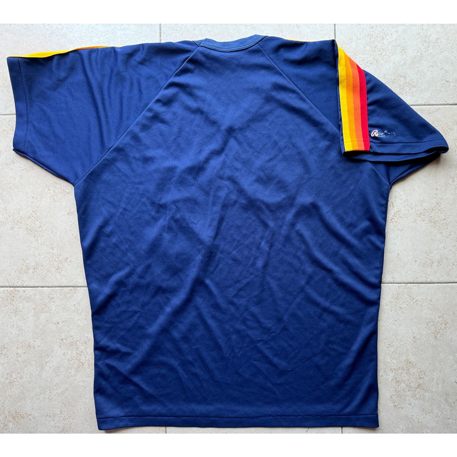 MLB × Starter Houston Astros 80s RAWLINGS jersey XL navy Rainbow MLB vtg Size US XL / EU 56 / 4 - 7 Thumbnail