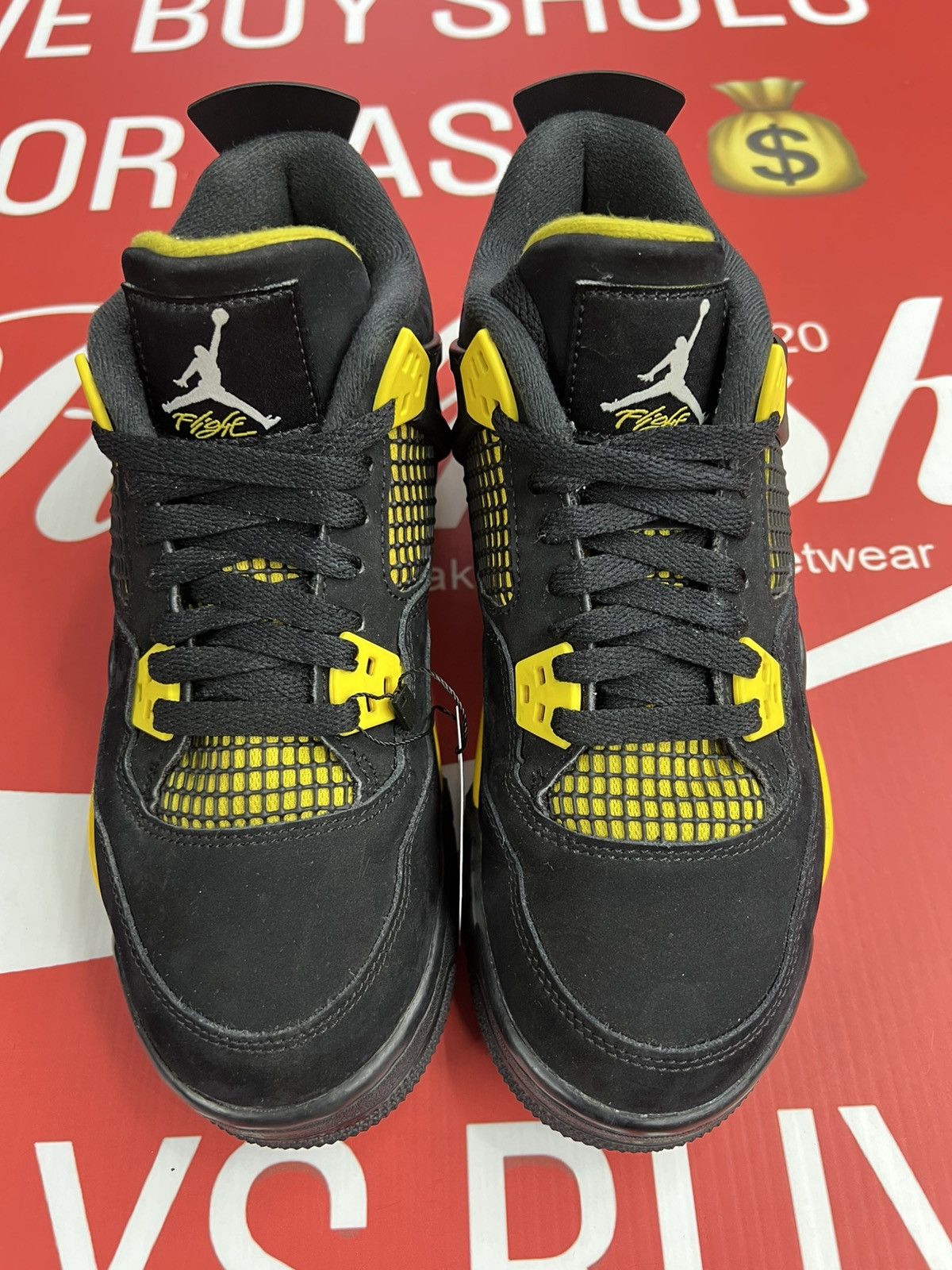Jordan Brand Air Jordan 4 Retro Thunder (2023) (GS) Size 6.5Y 408452-017 Size US 6.5 / EU 39-40 - 4 Thumbnail