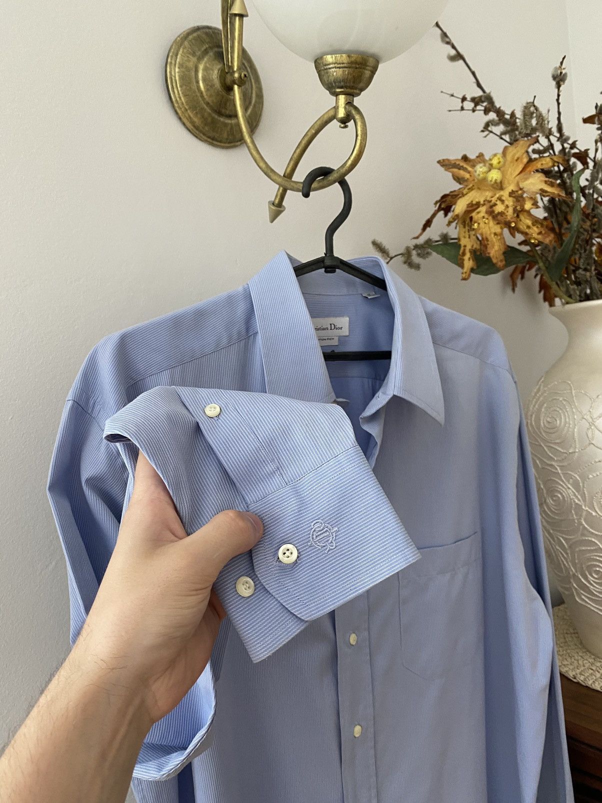 Christian Dior Monsieur Vintage Christian Dior Button Up Shirt Size US XL / EU 56 / 4 - 4 Thumbnail
