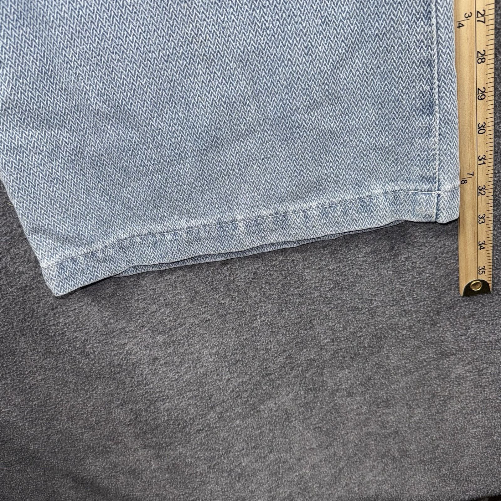 Forever 21 Forever 21 Women's Low-Rise Wide Leg Baggy Jeans Light Denim Size 31" - 8 Thumbnail