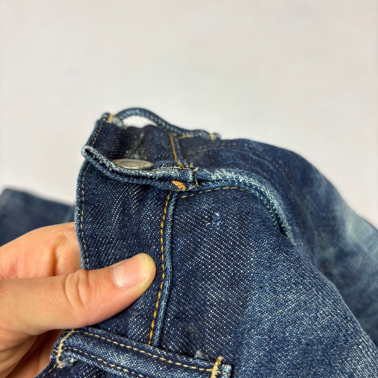 Fabric Brand & Co. Fabric Brand & Co Selvedge Denim Straight Leg Jeans 31x29 Size US 31 - 15 Thumbnail