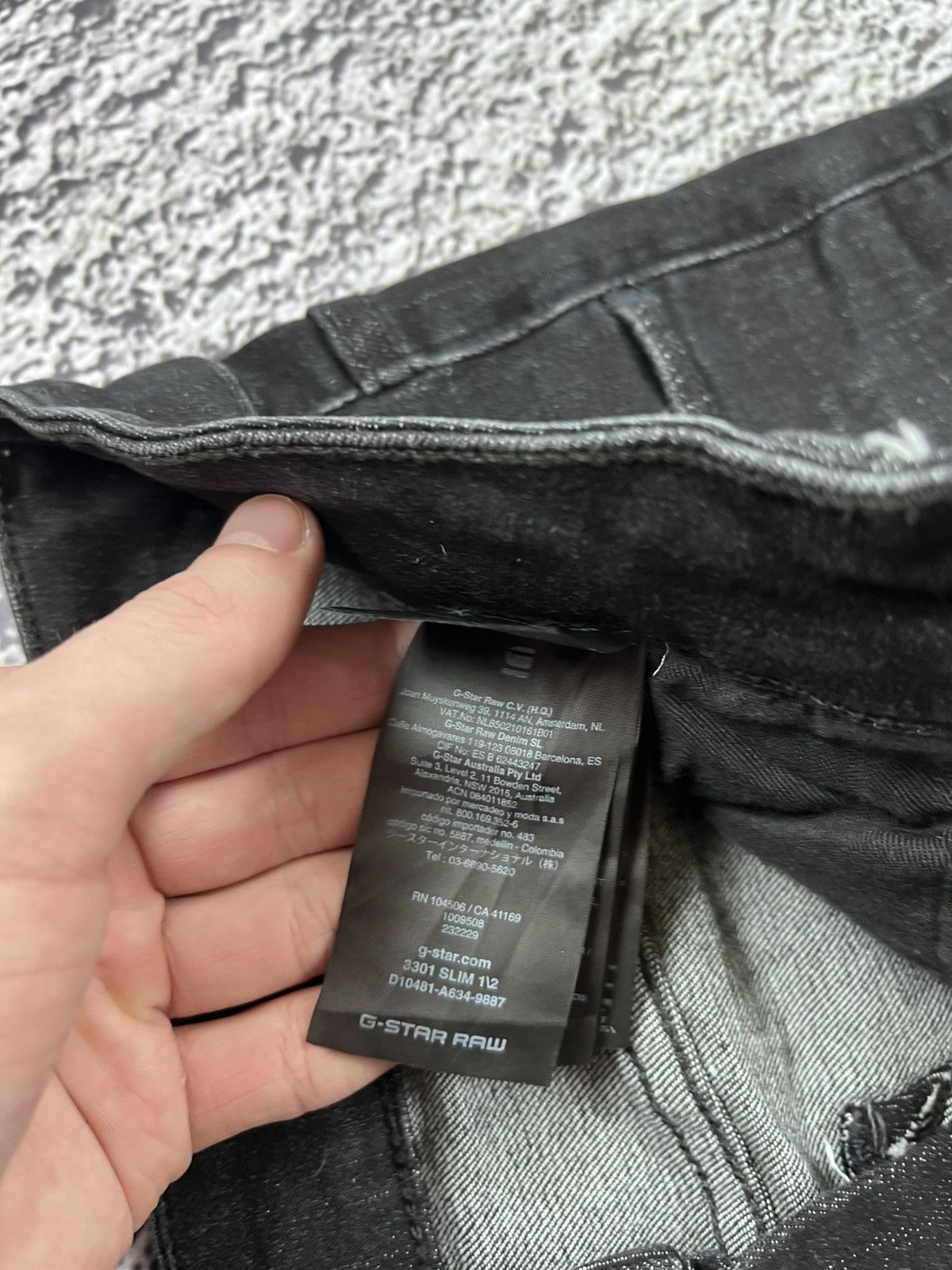 G-Star G Star Raw 3301 Slim 1/2 Denim Shorts Size 31 Size US 31 - 4 Thumbnail