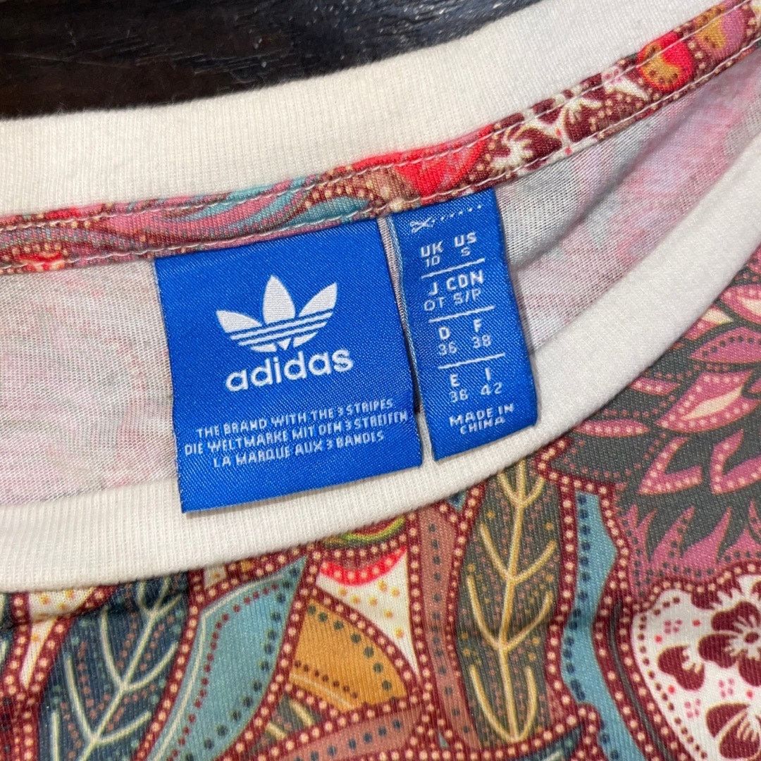 Adidas Farm FUGIPRABALI Floral Boyfriend Trefoil Logo Sports Size S / US 4 / IT 40 - 3 Thumbnail