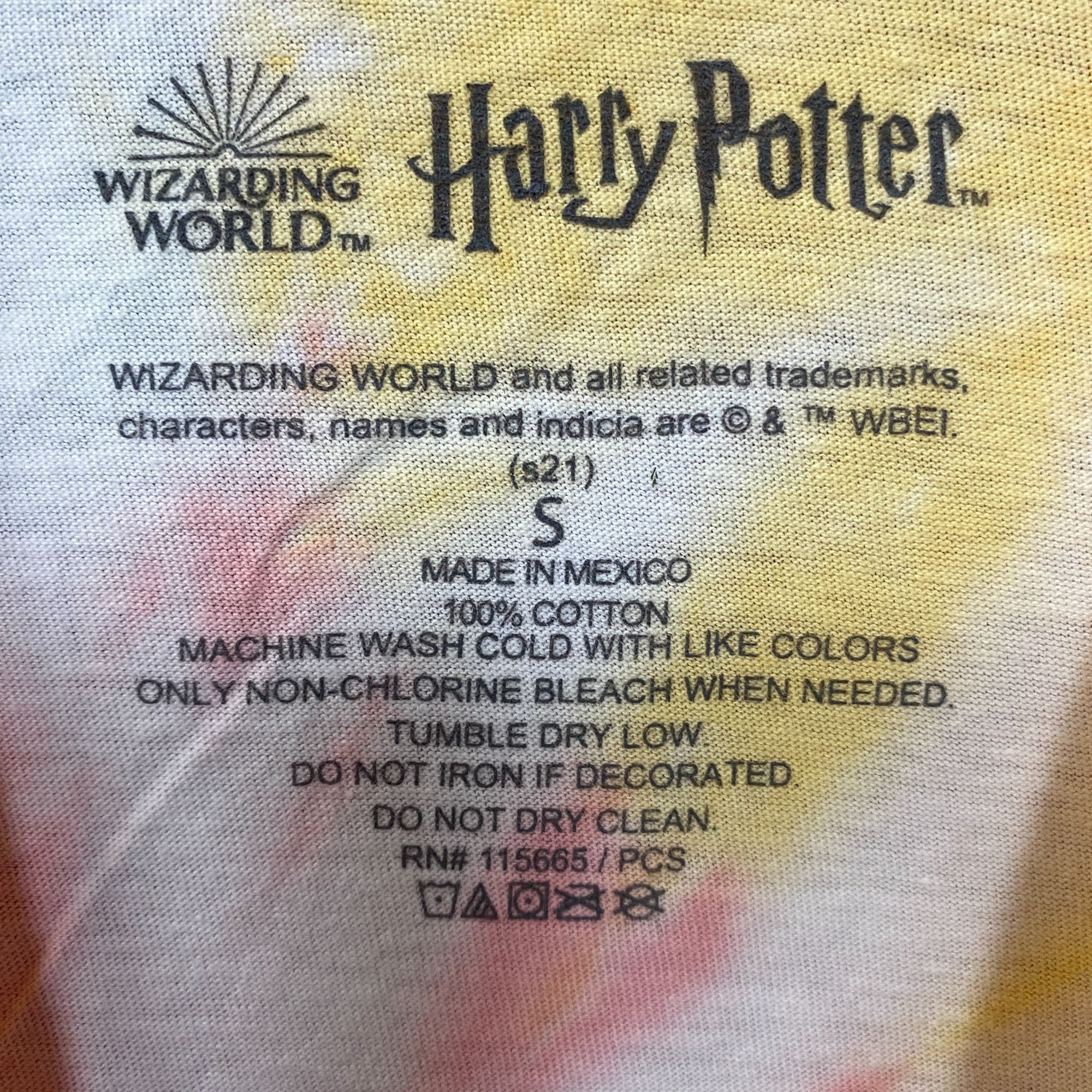 Warner Bros Harry Potter Chibi Hermoine, Ron, Harry tiedye T-shirt size Size US S / EU 44-46 / 1 - 4 Thumbnail