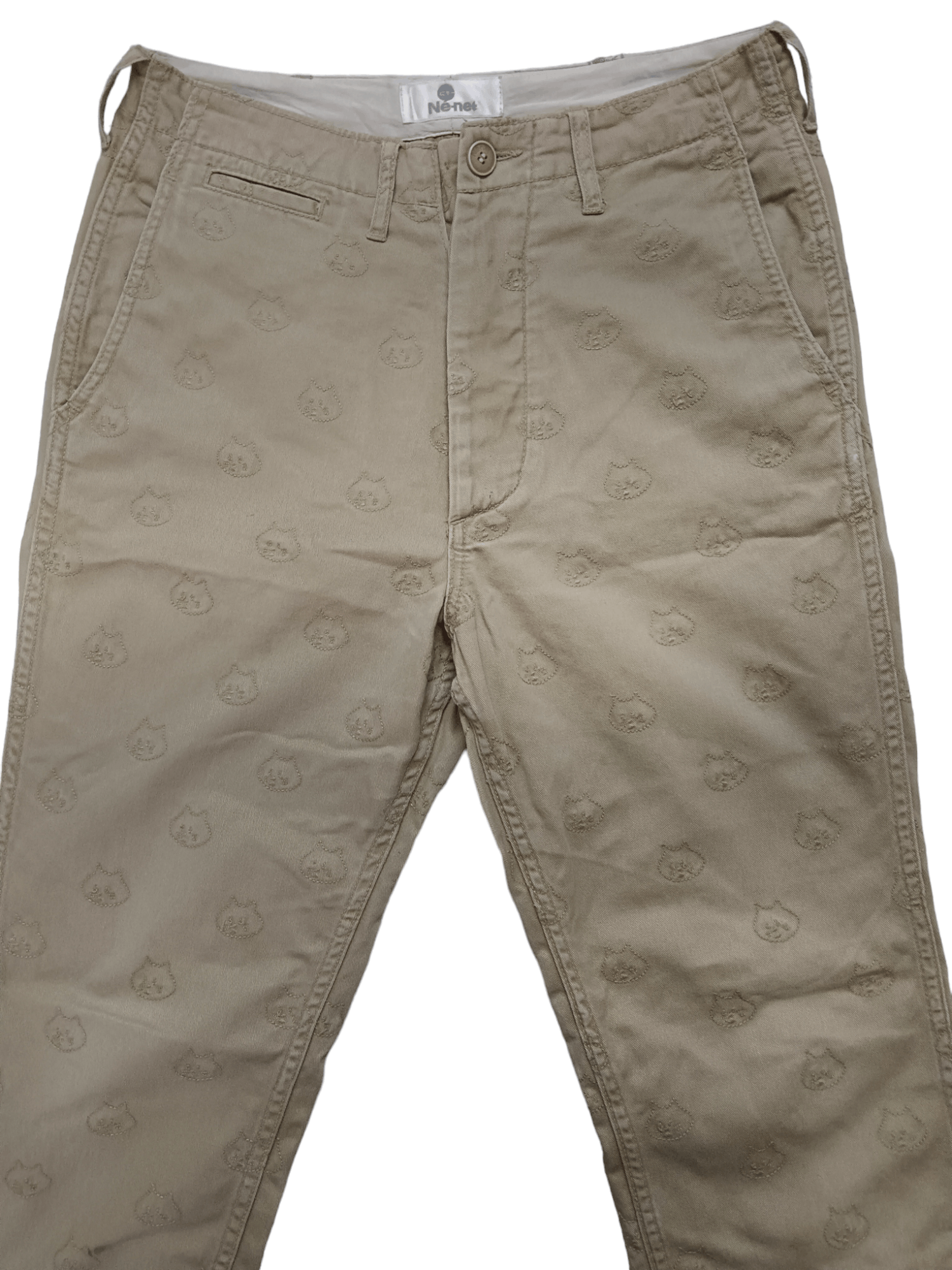 Issey Miyake Ne-net Full Iconic Cat Logo Pant Size US 29 - 2 Thumbnail