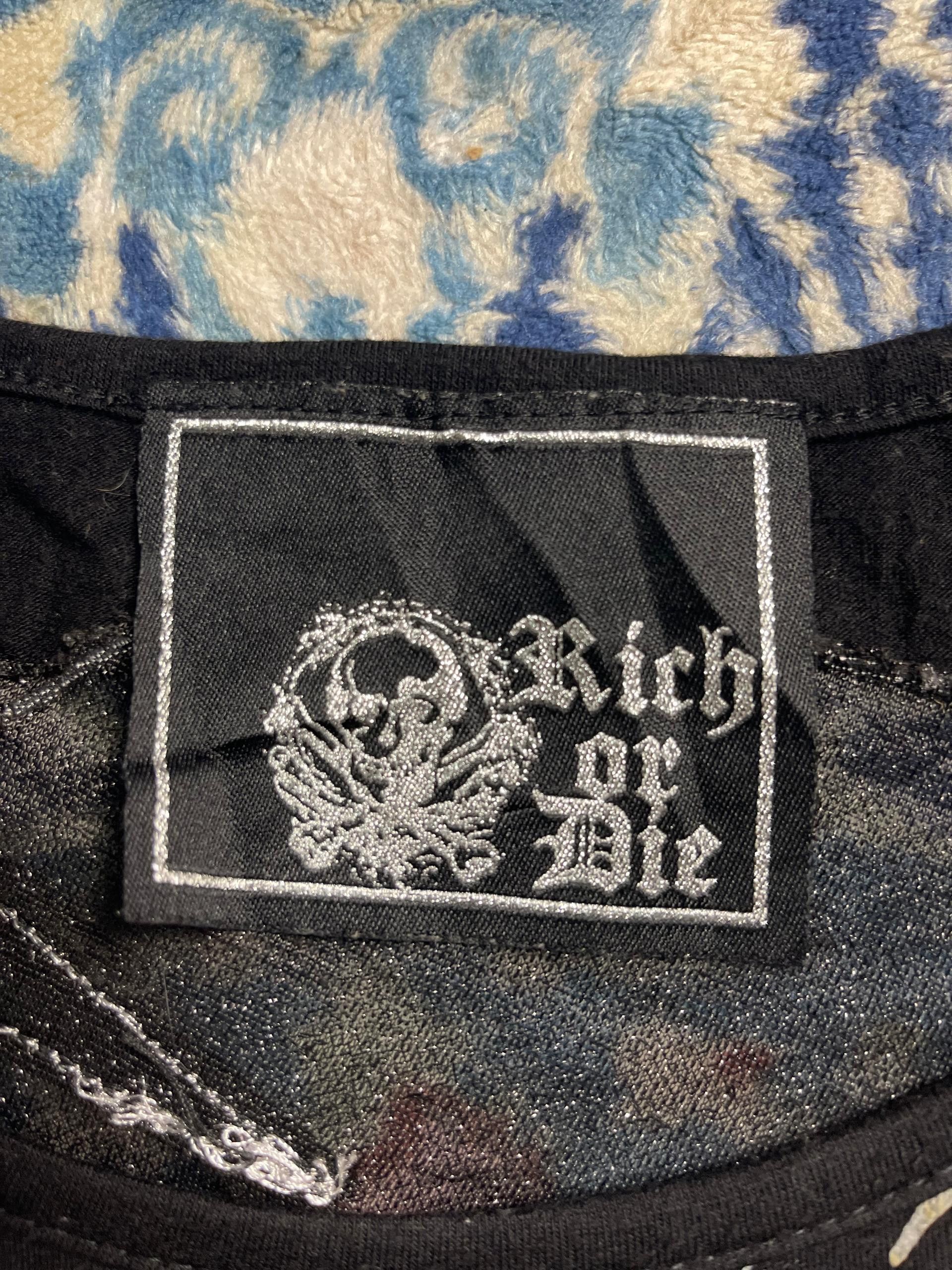 Vintage Rich Or Die x Skull Size ONE SIZE - 4 Thumbnail