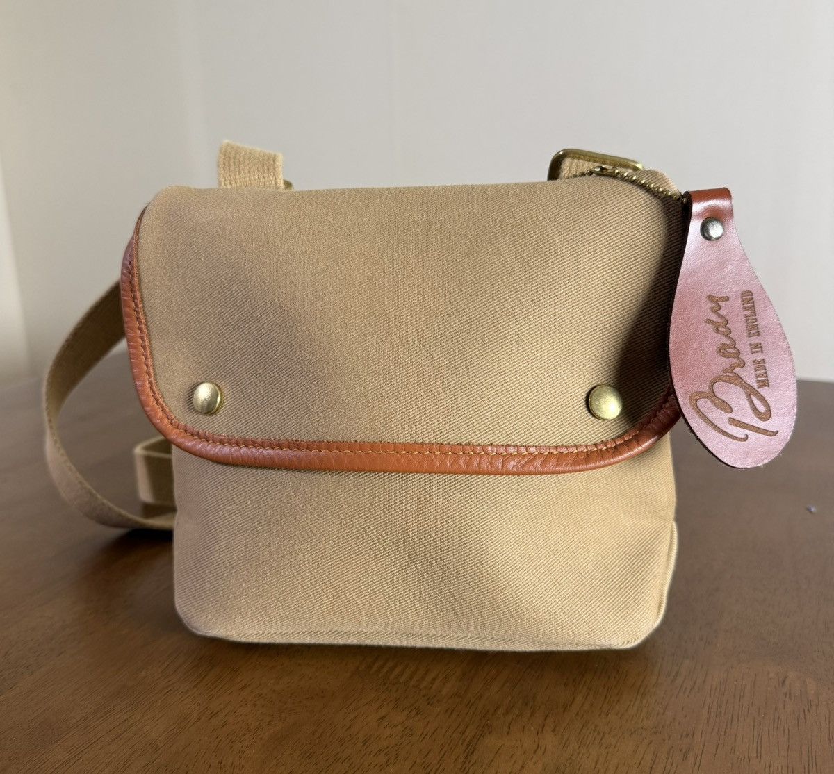 Other Brady Avon Mini Canvas Leather Shoulder Bag Khaki Size ONE SIZE - 1 Thumbnail