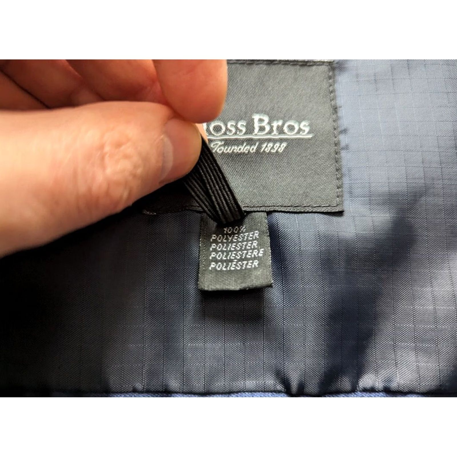 Vintage Moss Bros Cummerbund Blue Size ONE SIZE - 4 Thumbnail