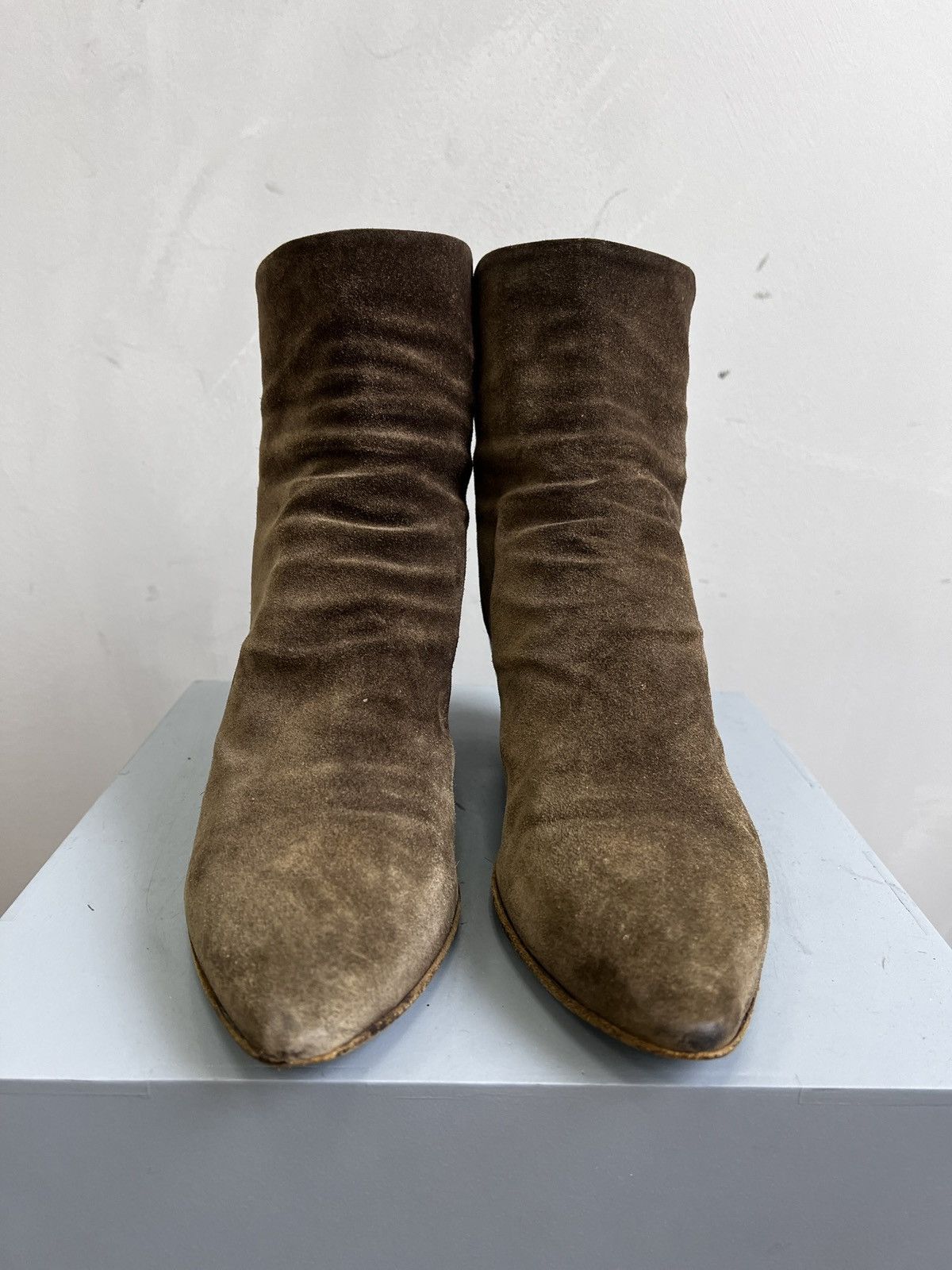 Other Suede leather OFFICEINE CREATIVE AVANT GARDE BOOTS HEEL Size US 9 / IT 39 - 4 Thumbnail