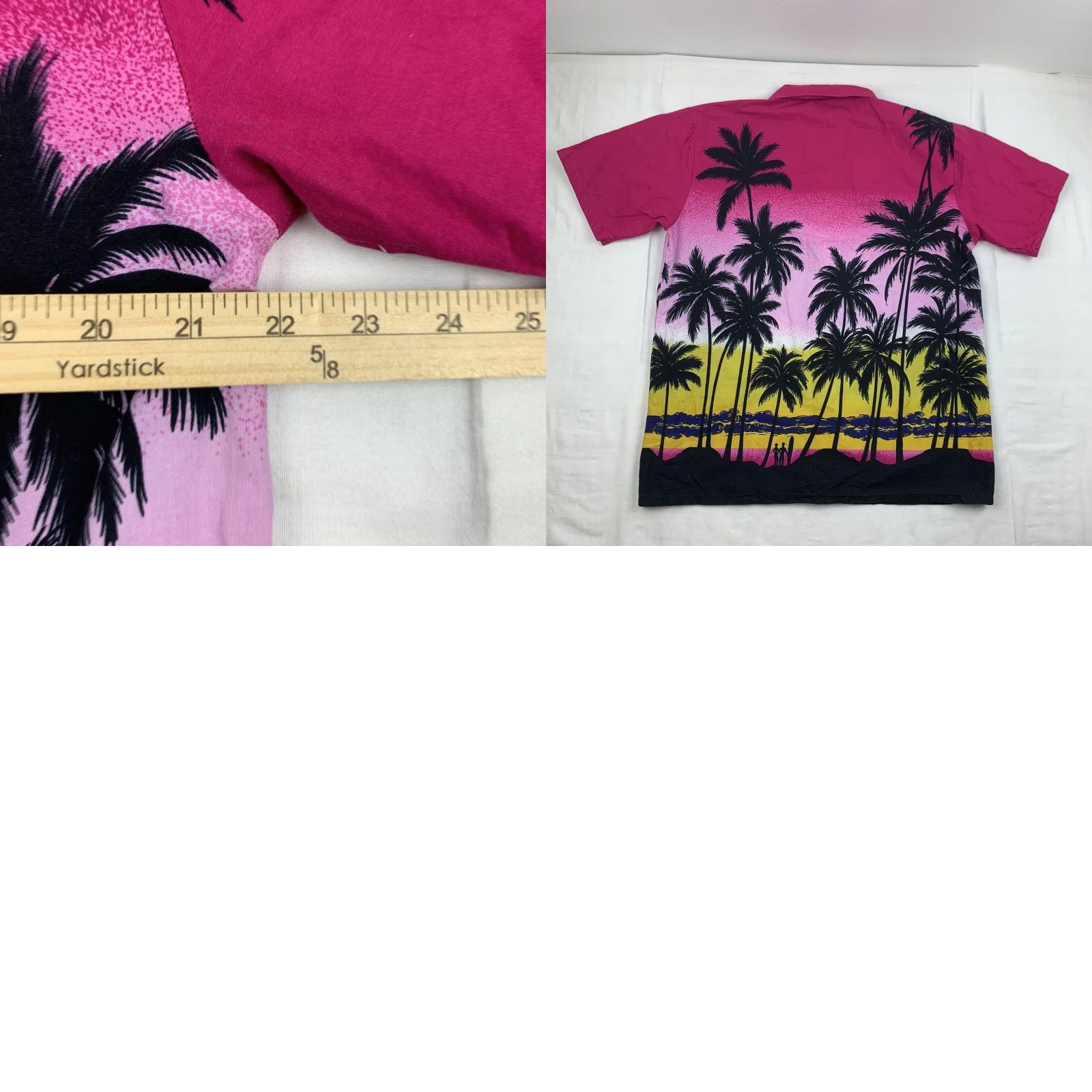 Pinko VINTAGE Windswept Hawaiian Button-Up Shirt Adult Large Pink 90s Bahamas Tropical Aloha Casual Mens Short Sleeve Button-Up Shirt Size US L / EU 52-54 / 3 - 8 Thumbnail