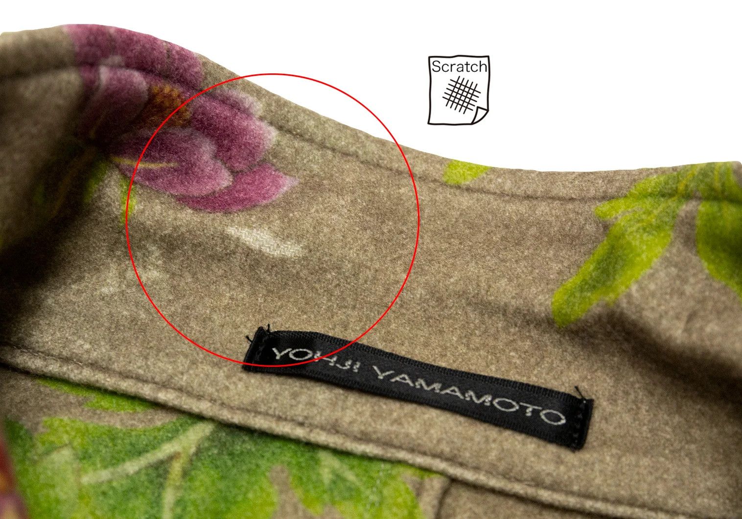 Jean Paul Gaultier Wool Floral Print Reversible Jacket in Khaki Multi Size US M / EU 48-50 / 2 - 4 Thumbnail
