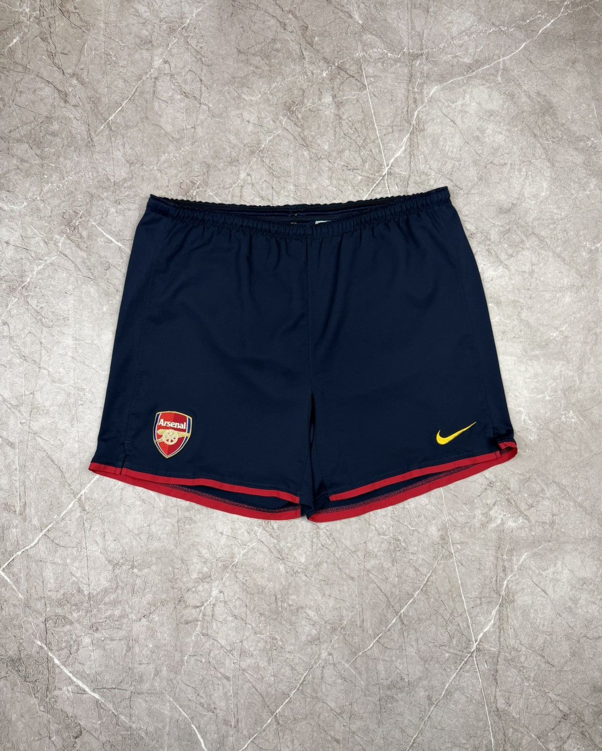 Nike Vintage Nike Arsenal Shorts 90s Football Streetwear Swoosh Size US 36 / EU 52 - 1 Thumbnail