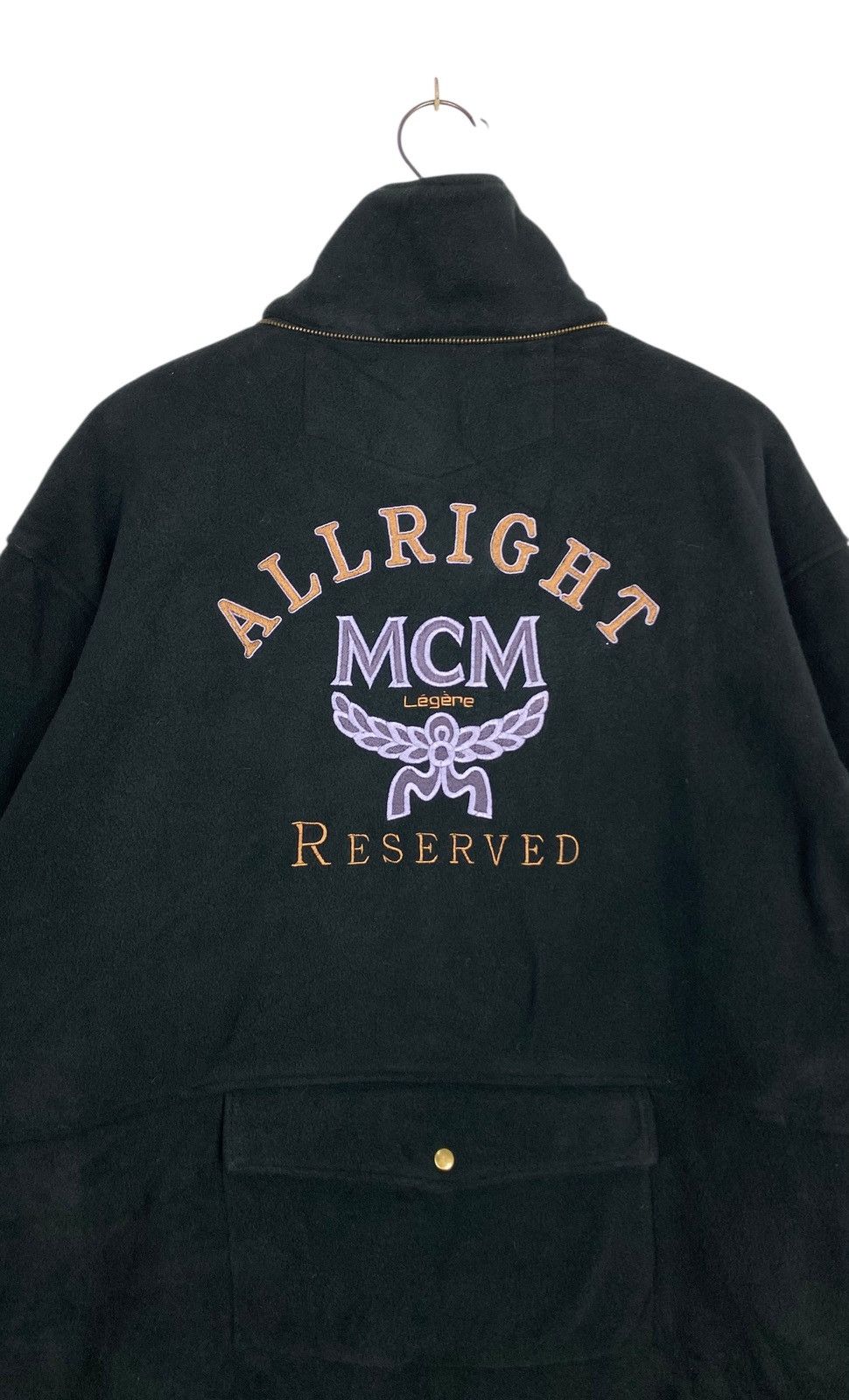 MCM Rare‼️ Vintage Mcm Legere Fleece Embroidery Big Logo Size US L / EU 52-54 / 3 - 2 Thumbnail