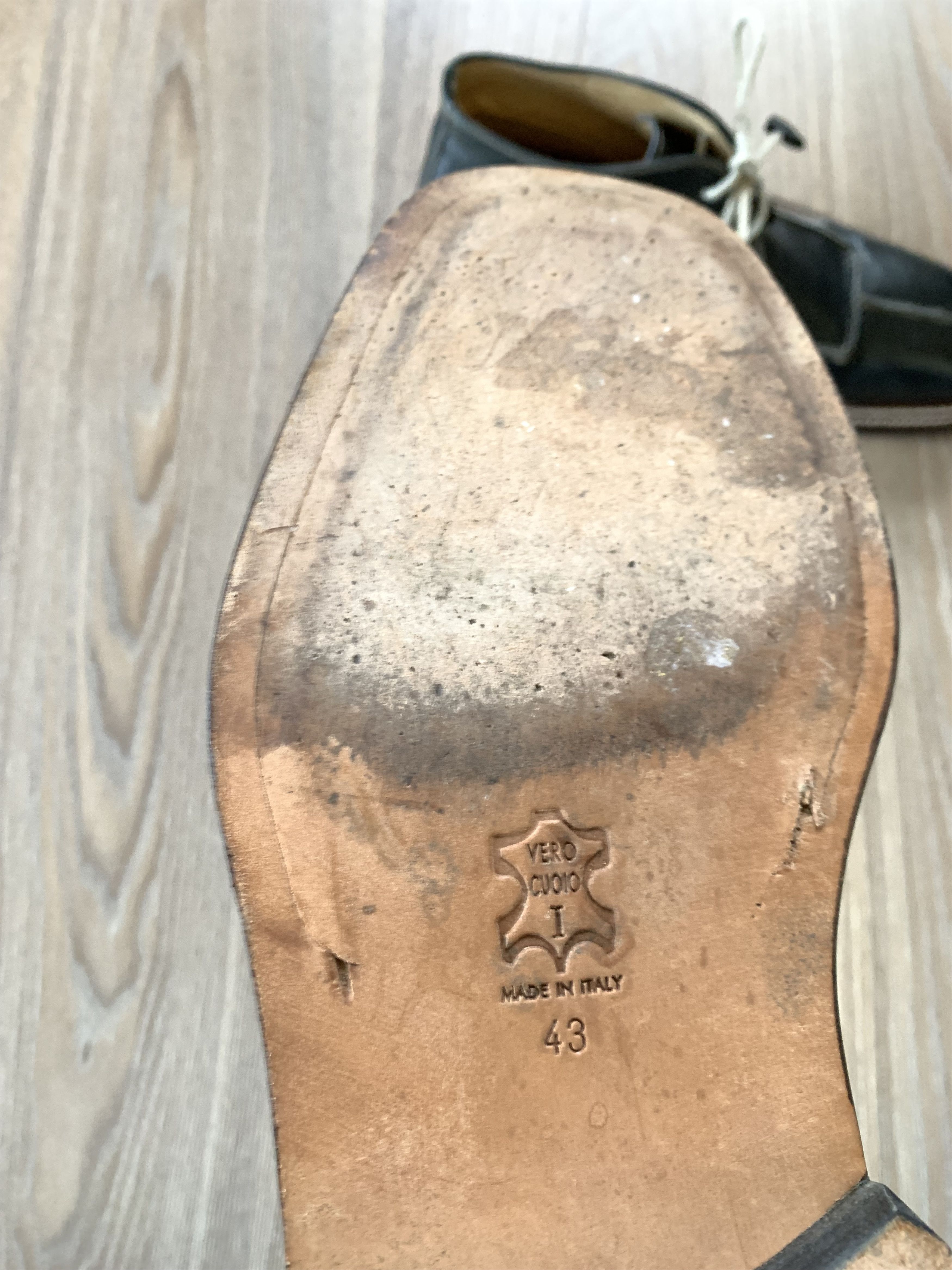 Designer × Vintage Cox & Wilson Men’s Vinatge Italy High Leather Shoes Size US 10 / EU 43 - 12 Thumbnail