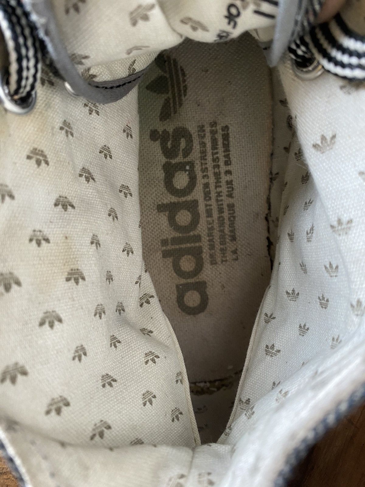 Adidas × Vintage Vintage Adidas nizza, take off working class hi-top sneaker Size US 12 / EU 45 - 16 Thumbnail