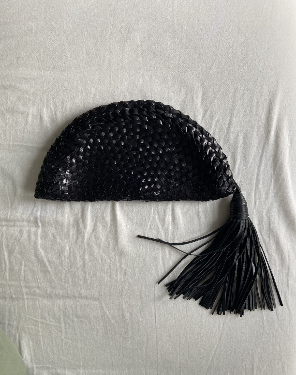 Other Denise Razzouk Woven Half Moon Clutch Size ONE SIZE - 1 Thumbnail