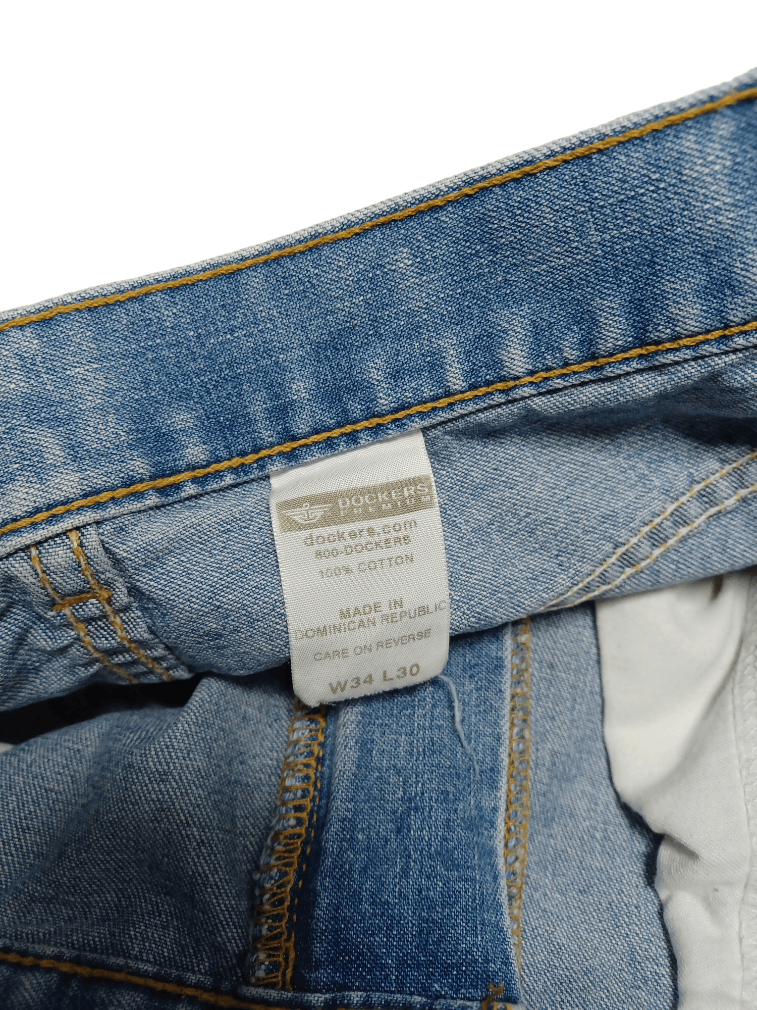 Dockers BAGGY VINTAGE FANTASTIC RELAXED DOCKERS JEANS DENIM Size US 34 / EU 50 - 5 Thumbnail