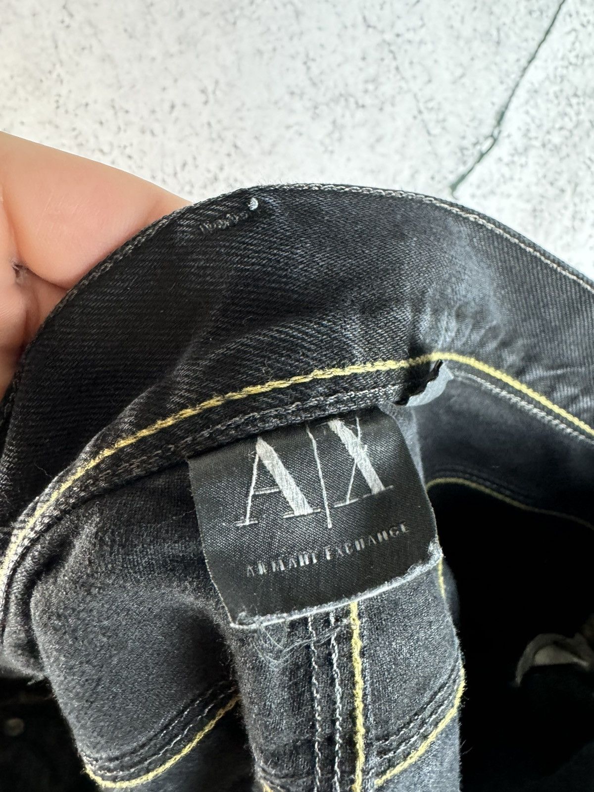 Armani ARMANI JEANS Mens Denim Pants Black Jeans Size US 34 / EU 50 - 6 Thumbnail