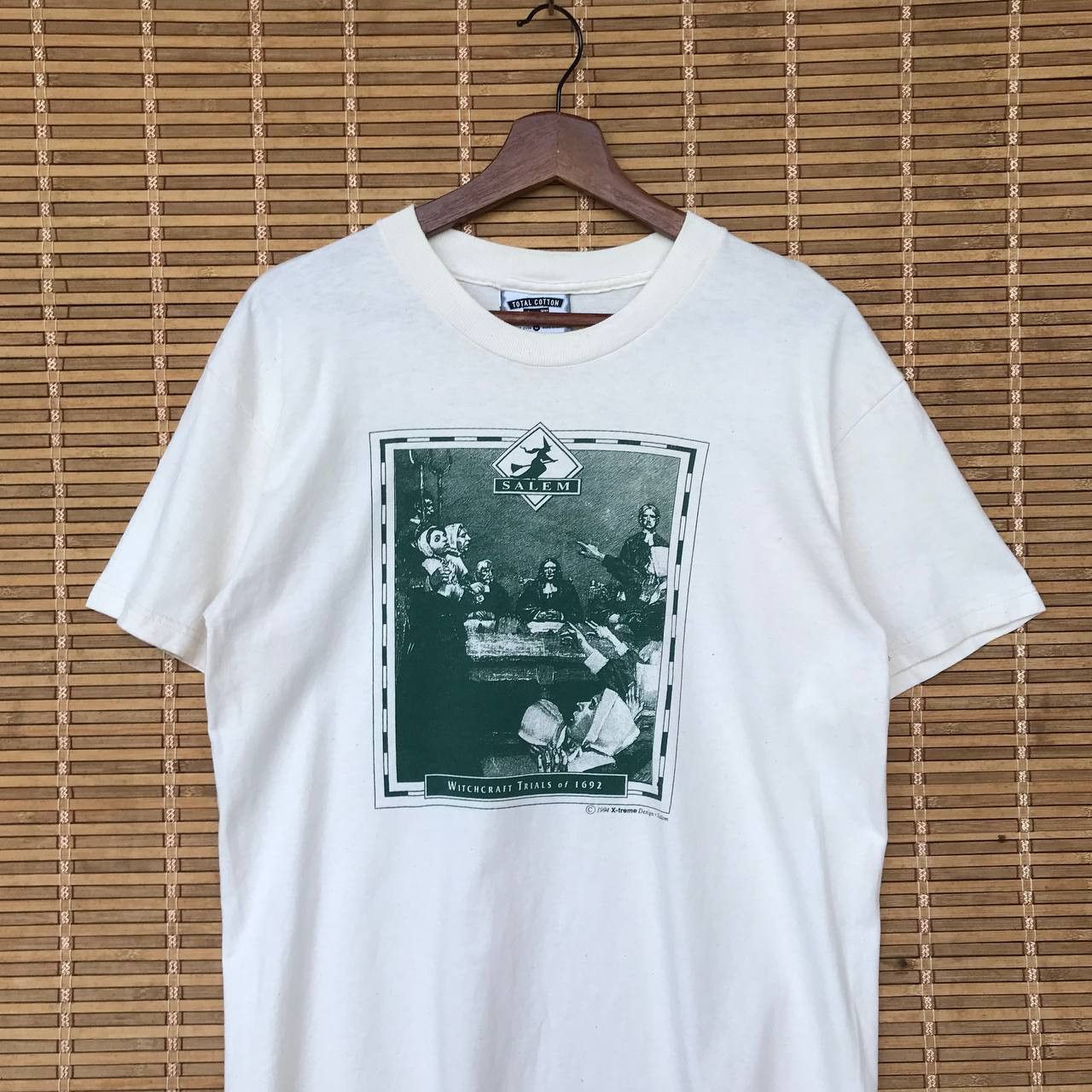Salem Sportswear × Vintage RARE VINTAGE 1994 SALEM XTREME DESIGN WITCHCRAFT TRIALS Size US M / EU 48-50 / 2 - 2 Thumbnail