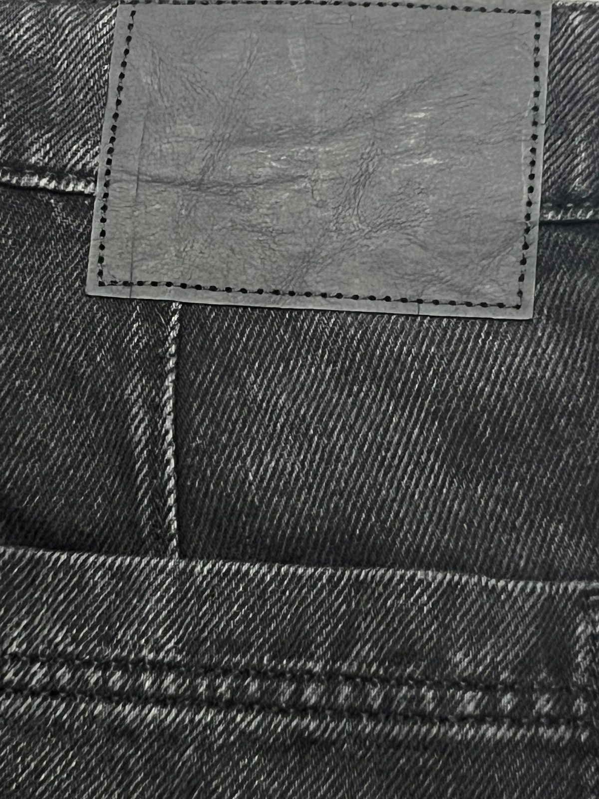 Asos Cotton On Baggy Fit Jeans Faded Black Denim Contra Stich Size US 30 / EU 46 - 9 Thumbnail