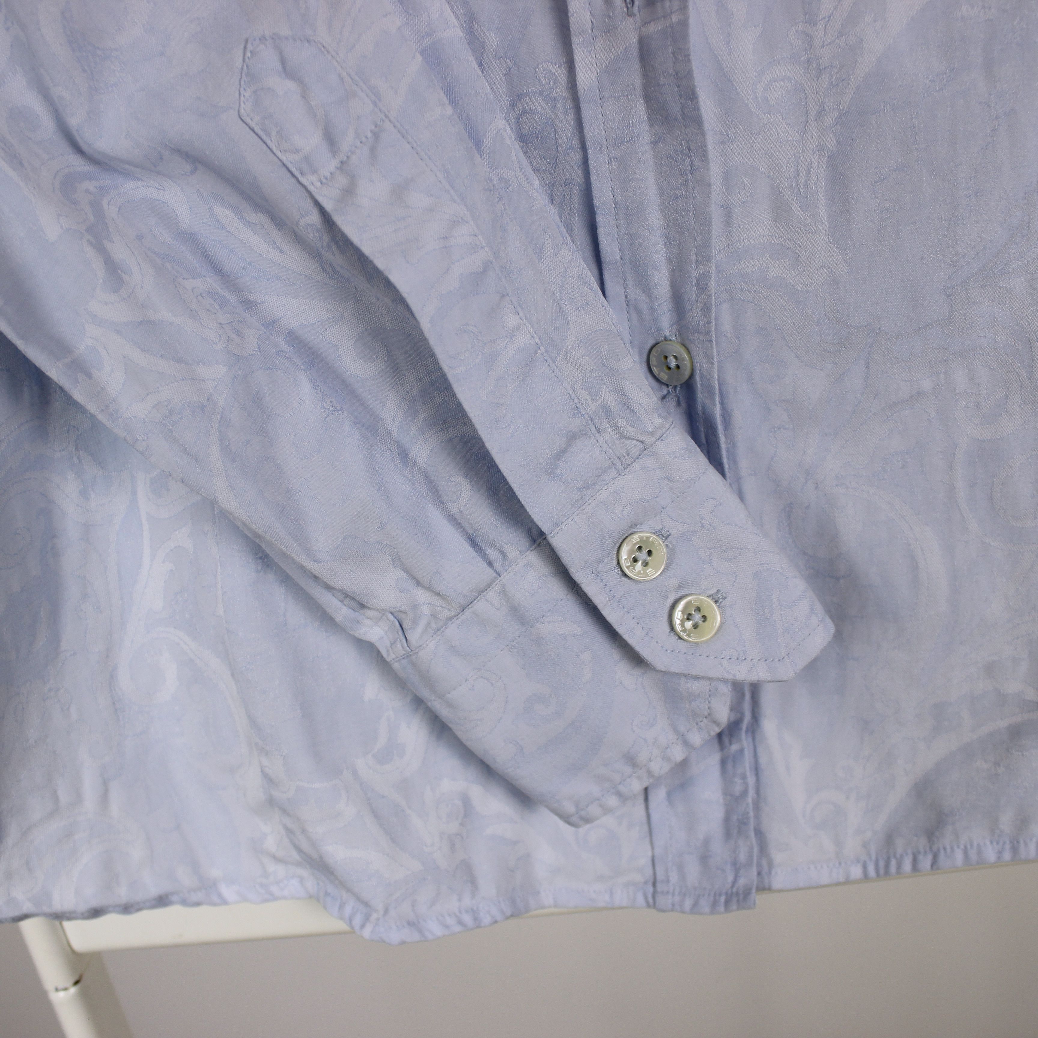 Etro Etro shirt men striped S M monogram cotton button Ups Size US S / EU 44-46 / 1 - 4 Thumbnail