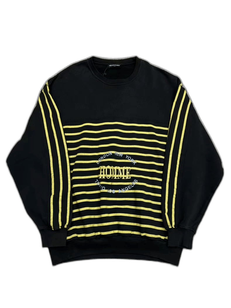 Balenciaga Balenciaga Homme Striped Sweatshirt Size M-2505 Size US M / EU 48-50 / 2 - 1 Thumbnail