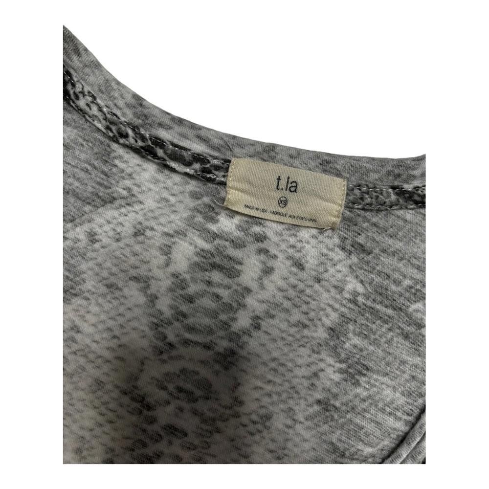 Designer Anthropologie l t.la Snakeskin Print Tee XS Size XS / US 0-2 / IT 36-38 - 6 Thumbnail