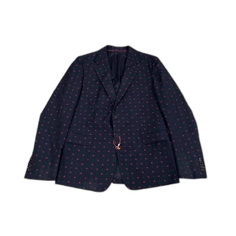 Gucci Gucci Double G Pattern Suit Jacket-2506 Size US XXL / EU 58 / 5 - 1 Thumbnail