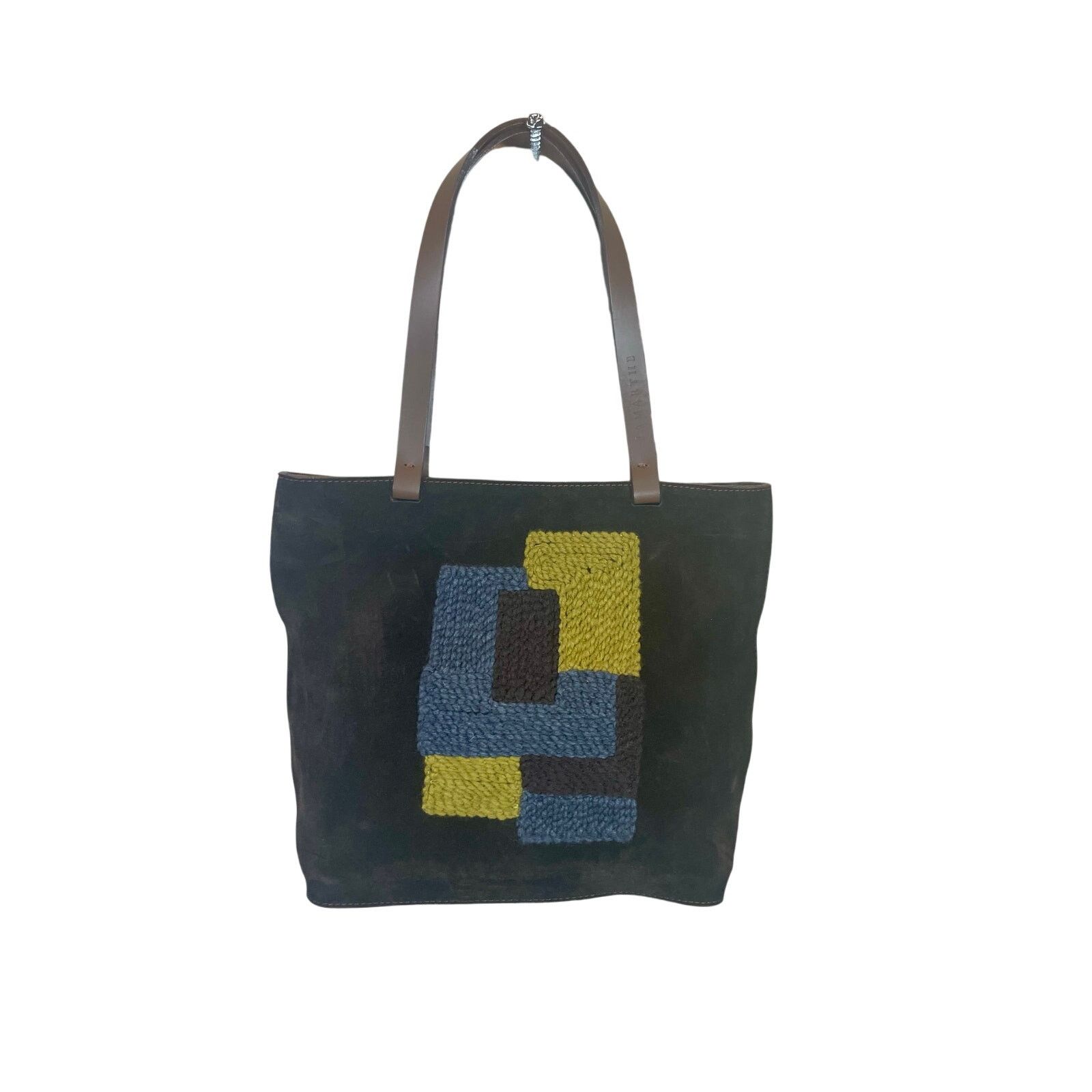 & Other Stories LAMARTHE PARIS TOTE SUEDE BROWN EMBROIDERED MADE IN ITALY Size ONE SIZE - 14 Thumbnail
