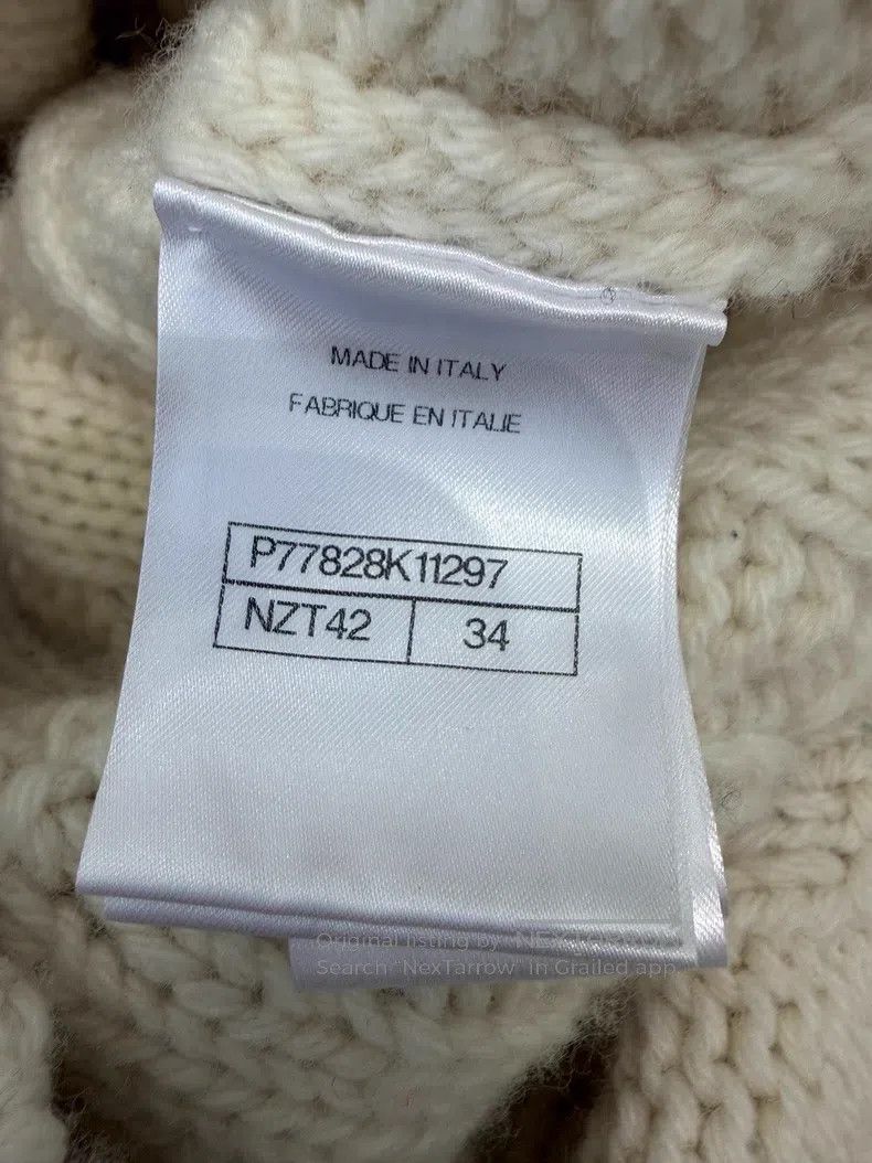 Chanel Chanel Ski series white wool zipper sweater coat Size XXS / US 00 / IT 34 - 5 Thumbnail