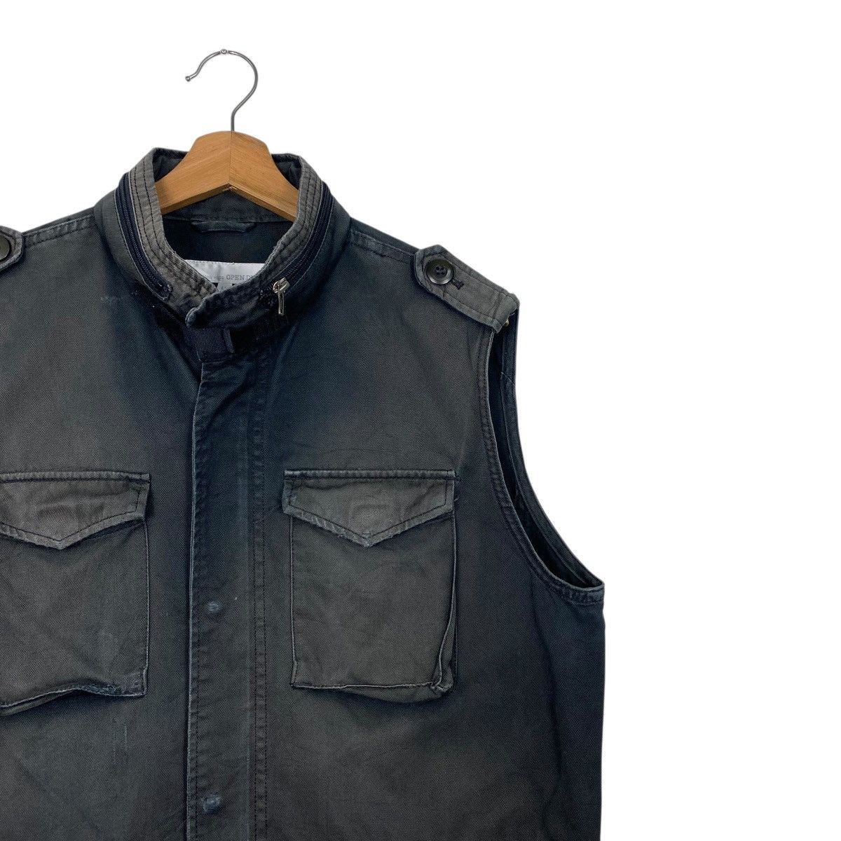 Japanese Brand UNION MADE OPEN RICH SLEEVE LESS JACKET Size US M / EU 48-50 / 2 - 5 Thumbnail
