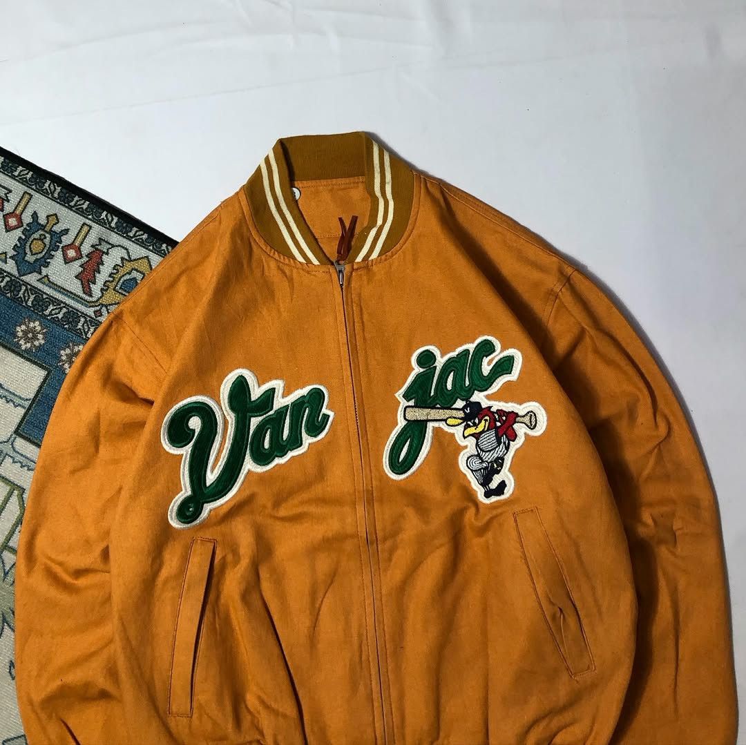 Japanese Brand Vintage Van Jac Varsity Jacket Size US XL / EU 56 / 4 - 2 Thumbnail