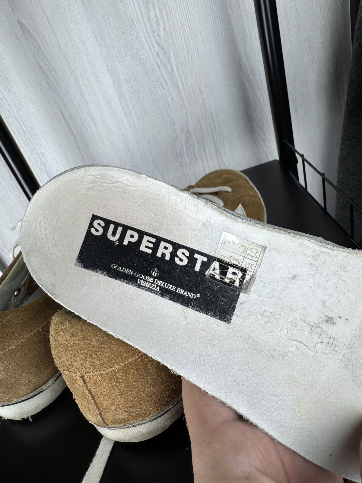 Golden Goose Golden Goose Deluxe Brand Super Star Lace-Up Camel Sneakers Size US 8 / EU 41 - 13 Thumbnail