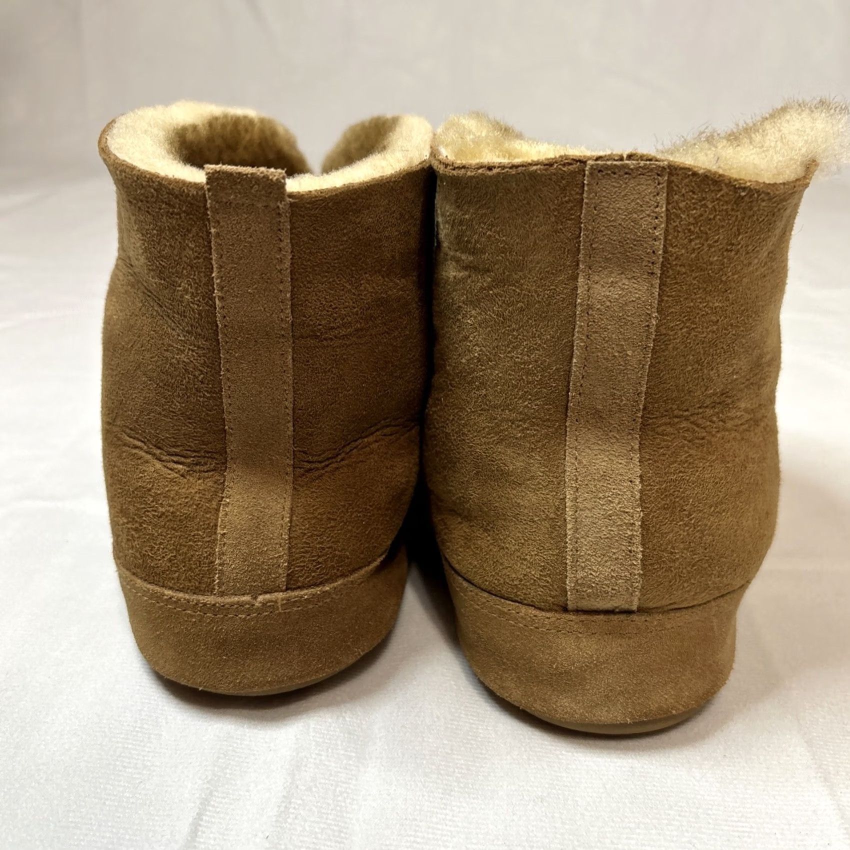 Vintage Woolrich Slip-On Mens Brown Men Leather Ankle Faux Fur Lined Indoor Slippers Size Size ONE SIZE - 5 Thumbnail